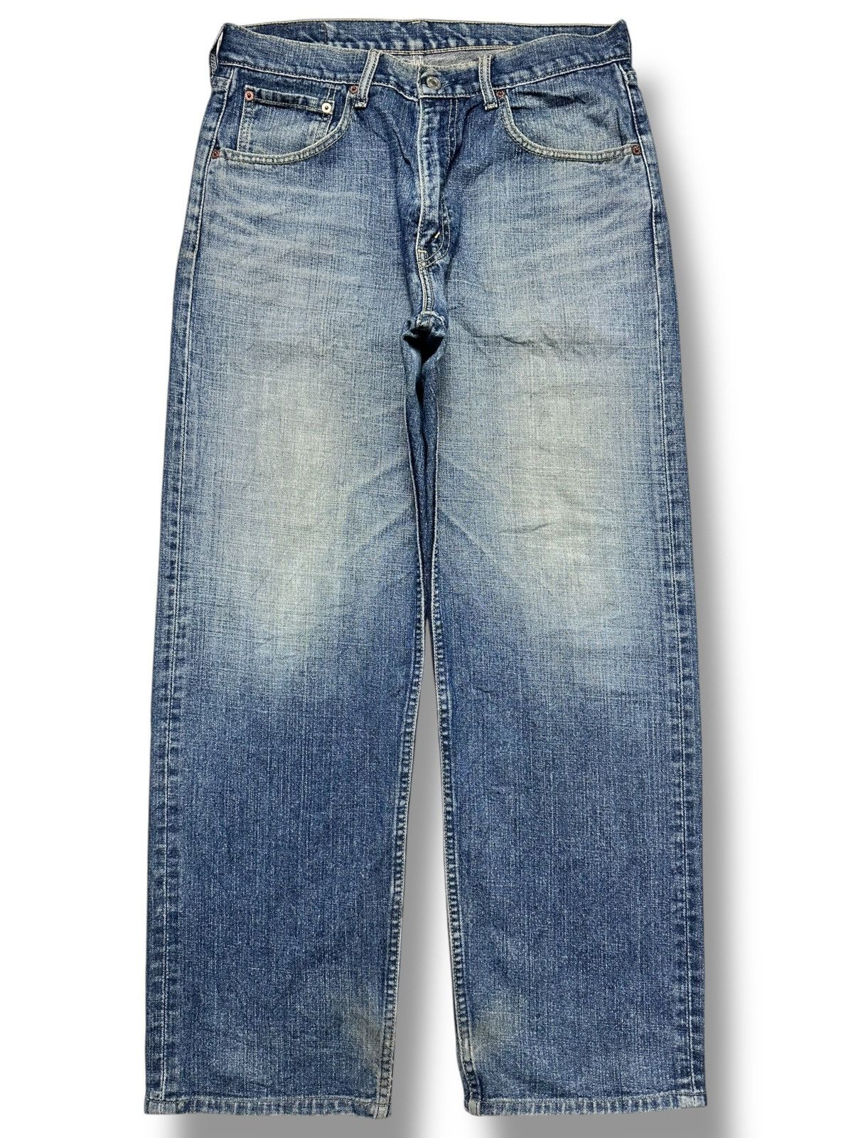 Levi's Levi’s 359 Straight Leg Jeans Classic Blue Wash & Faded Size US 33 - 1 Thumbnail