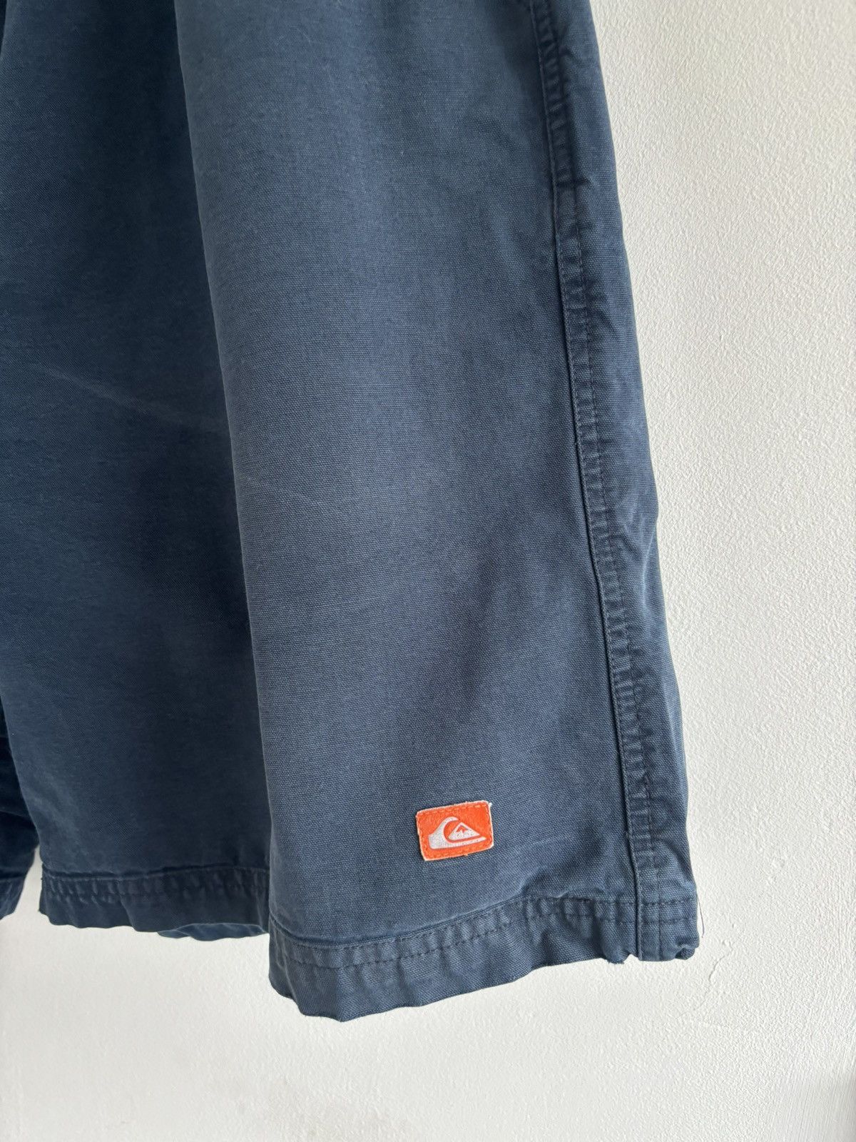 Japanese Brand × Quicksilver × Quiksilver Vintage Quicksilver Cotton Navy Shorts Size US 36 / EU 52 - 4 Thumbnail