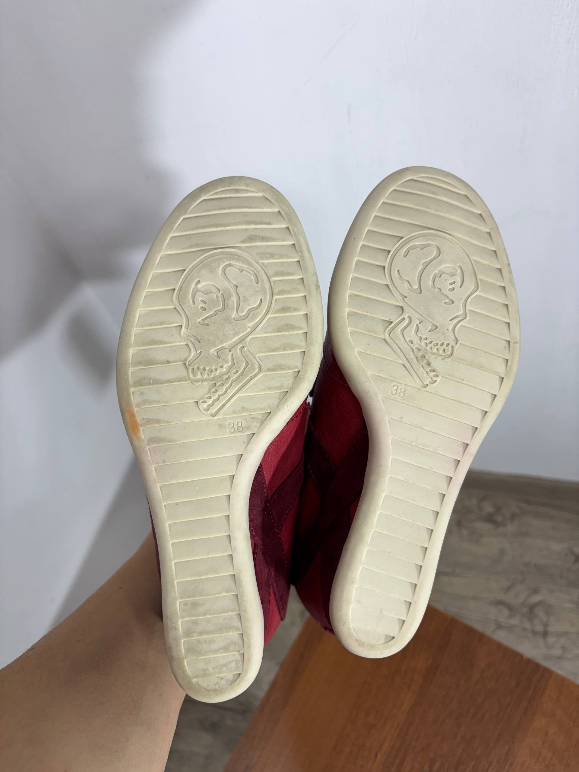 Isabel Marant Etoile Isabel Marant Etoile style Leather Hi-Top Sneakers Shoes Size US 8 / IT 38 - 19 Thumbnail