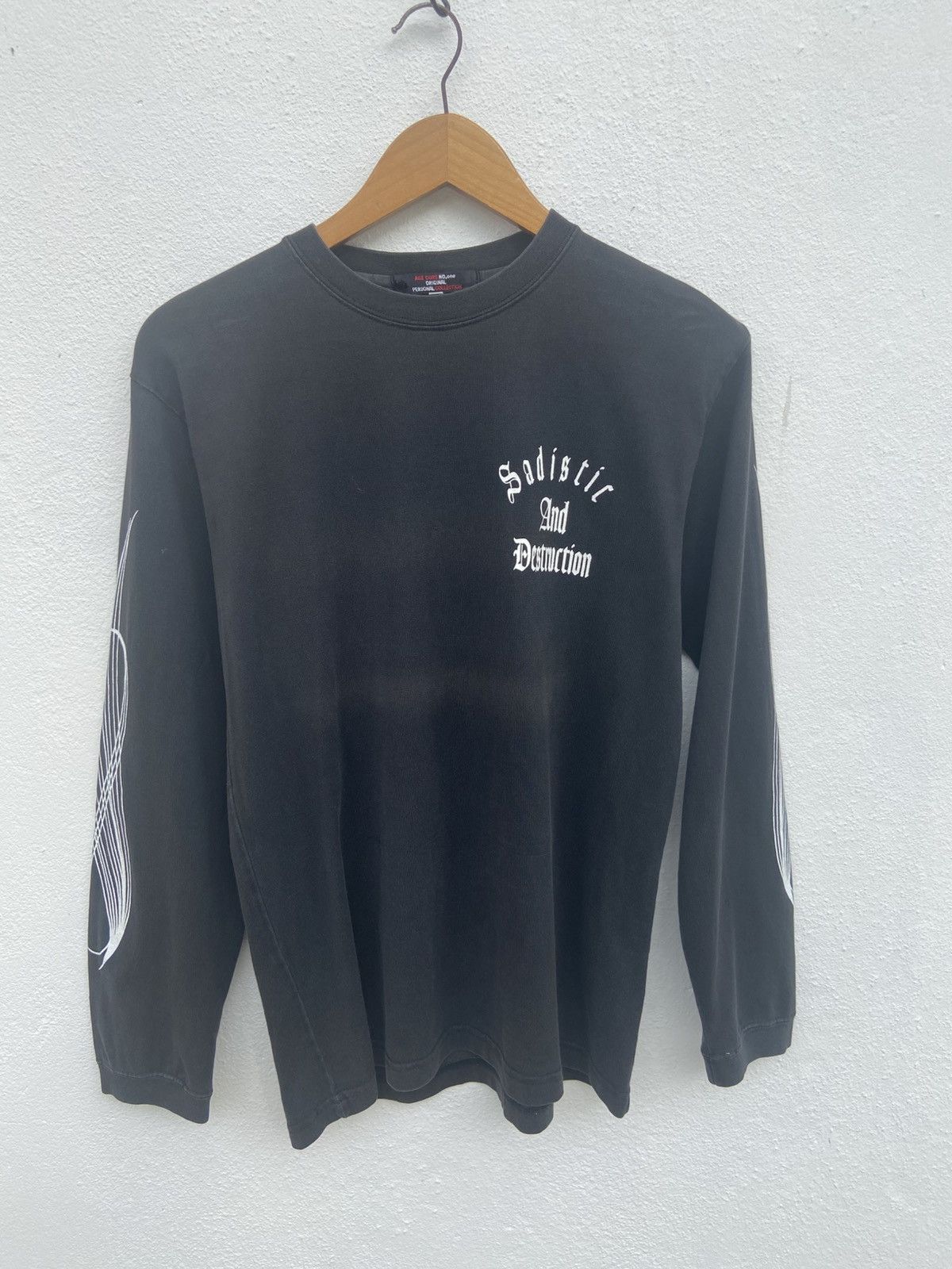 If Six Was Nine 🔥 Sadistic And Destruction t shirt long sleeve sun faded Size US M / EU 48-50 / 2 - 5 Thumbnail