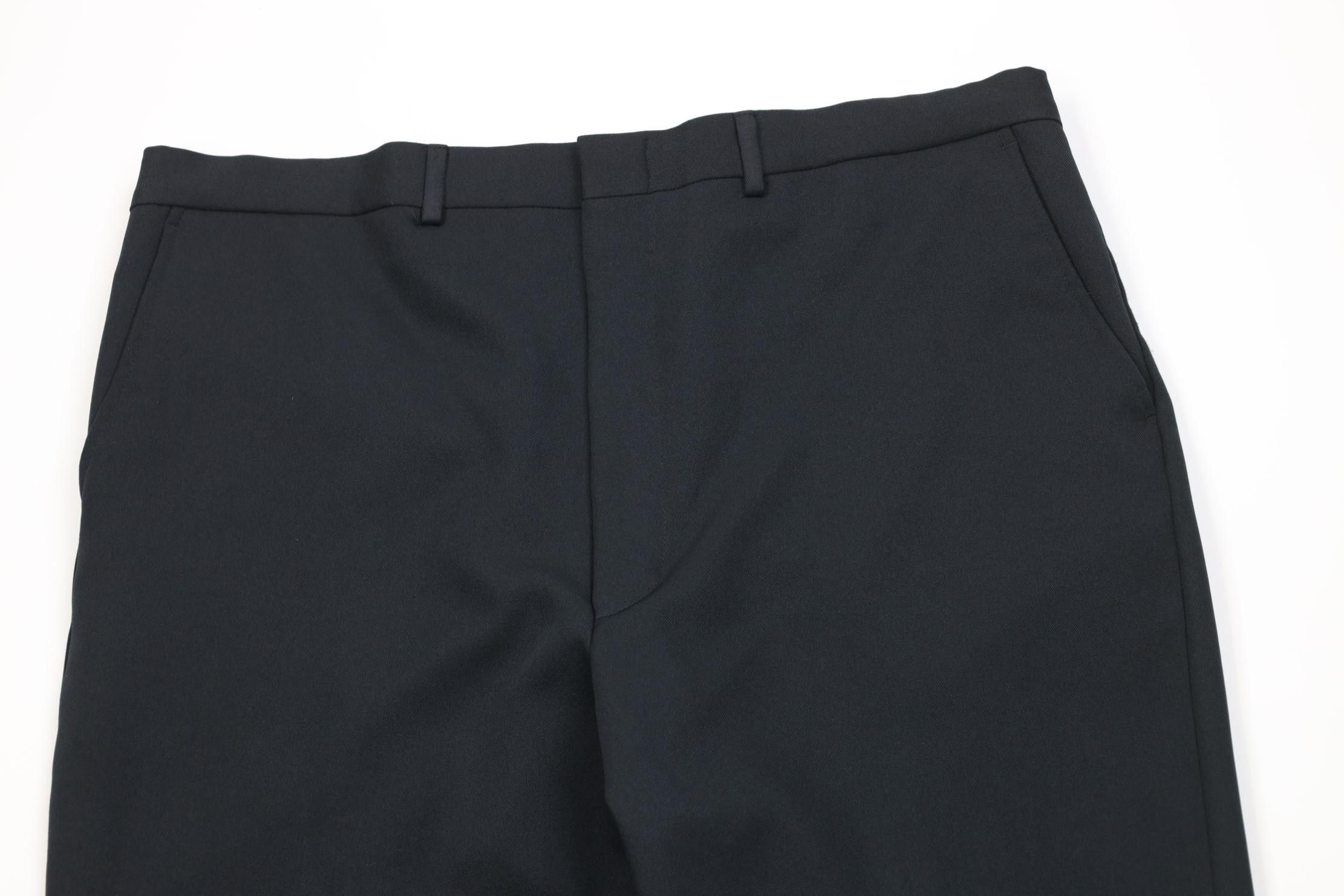 Vintage Vintage 70s Streetwear Flared Wide Leg Chino Pants Black Size US 40 / EU 56 - 2 Thumbnail
