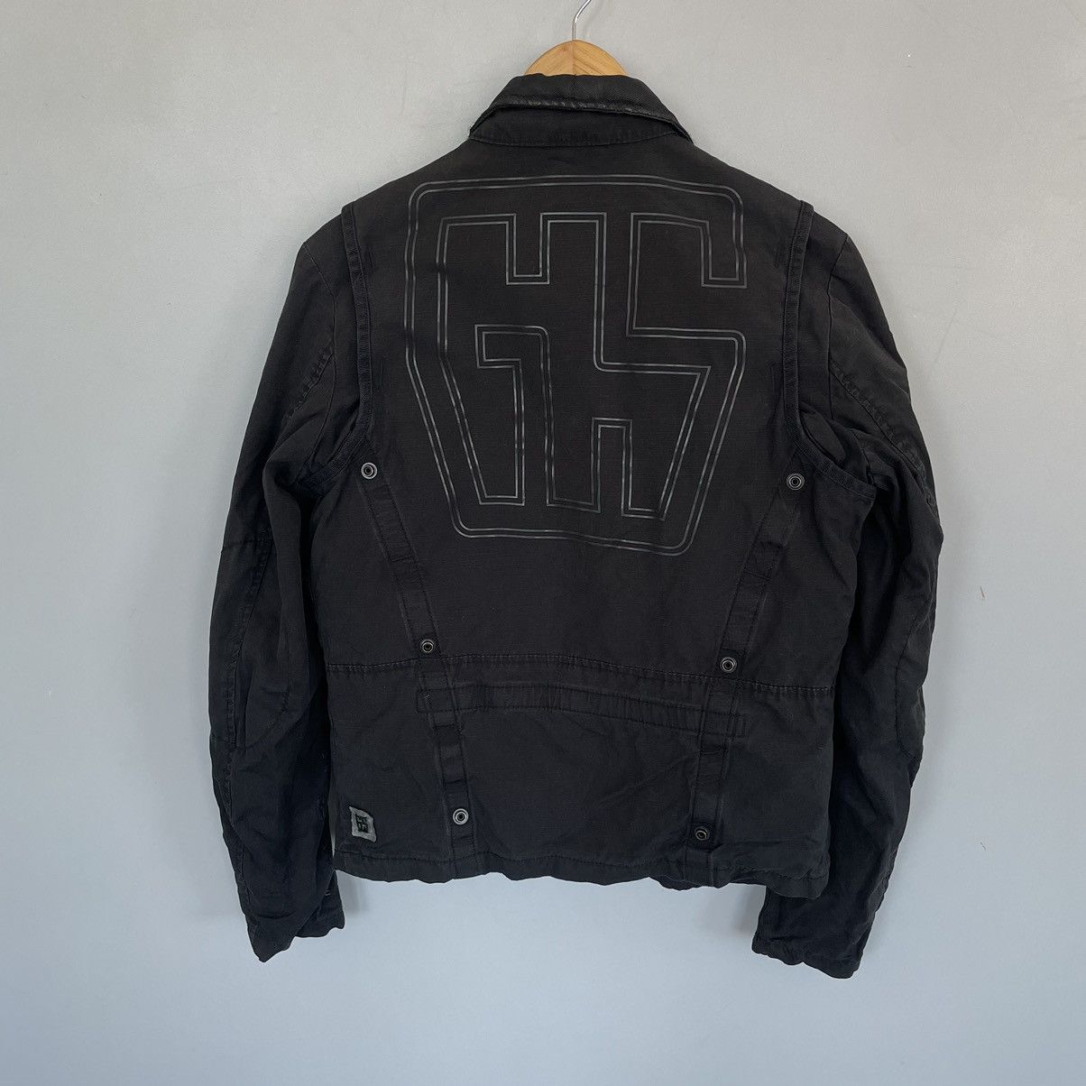 G-Star Vintage denim moto jacket g-star raw y2k Size US M / EU 48-50 / 2 - 4 Thumbnail