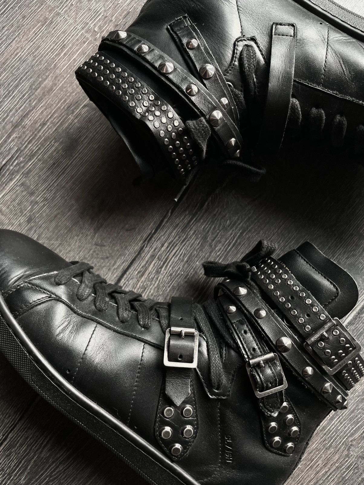 Hedi Slimane Saint Laurent Paris Hedi Slimane Court Classic SL16-H Black Size US 7.5 / EU 40-41 - 5 Thumbnail
