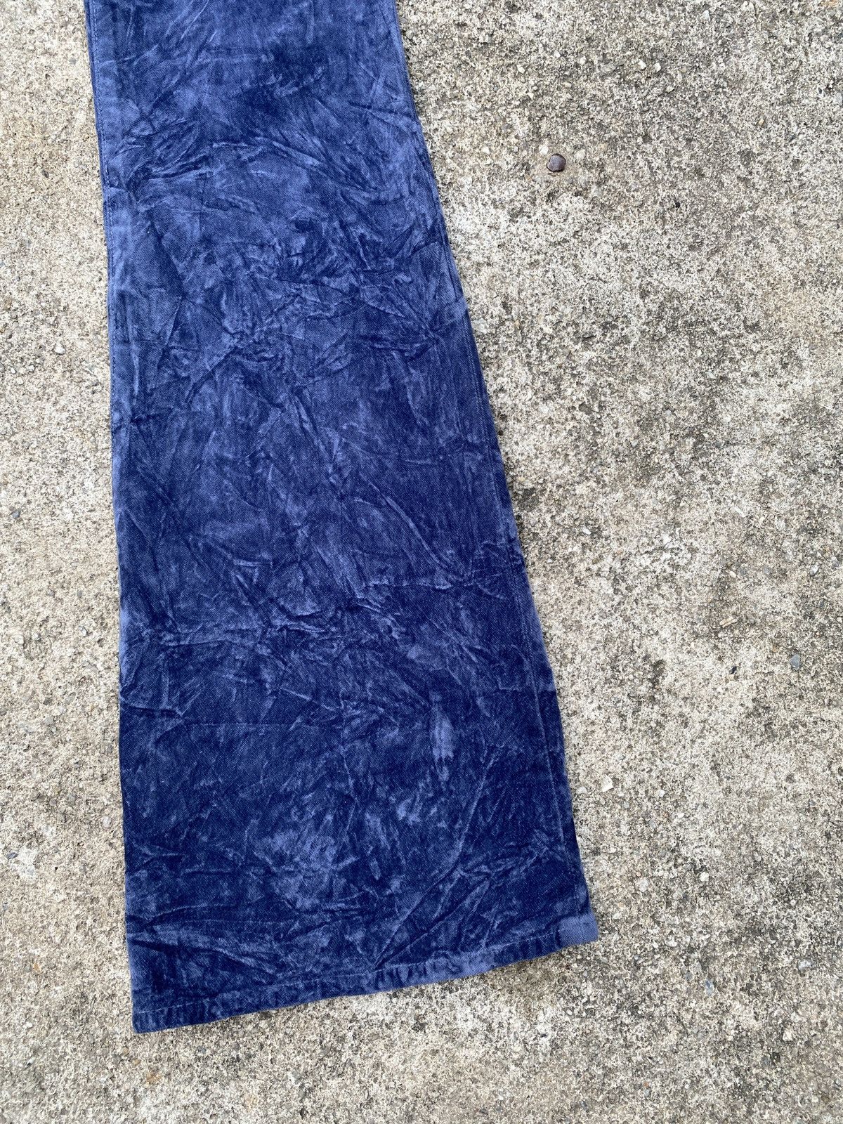 Japanese Brand × LE CIEL BLEU 2000s - Le Ciel Bleu Japan Velvet Low Rise Flare Pant Size US 29 - 7 Thumbnail