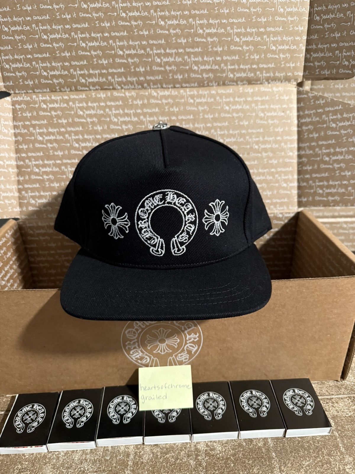 Chrome Hearts Denim Horseshoe Hat