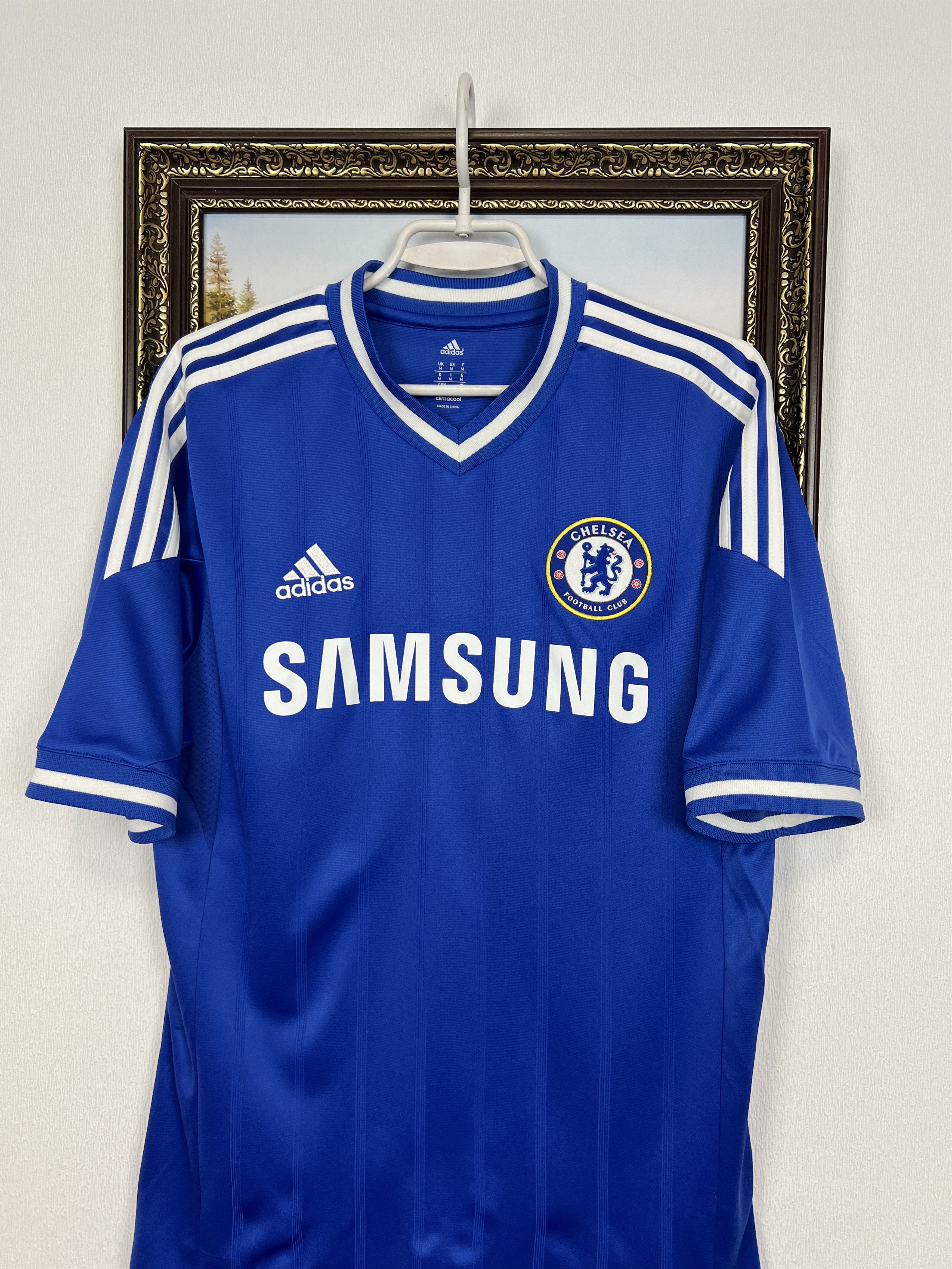 Adidas Chelsea football shirt 2013 Soccer #5 Essien Adidas Tee Size US M / EU 48-50 / 2 - 5 Thumbnail