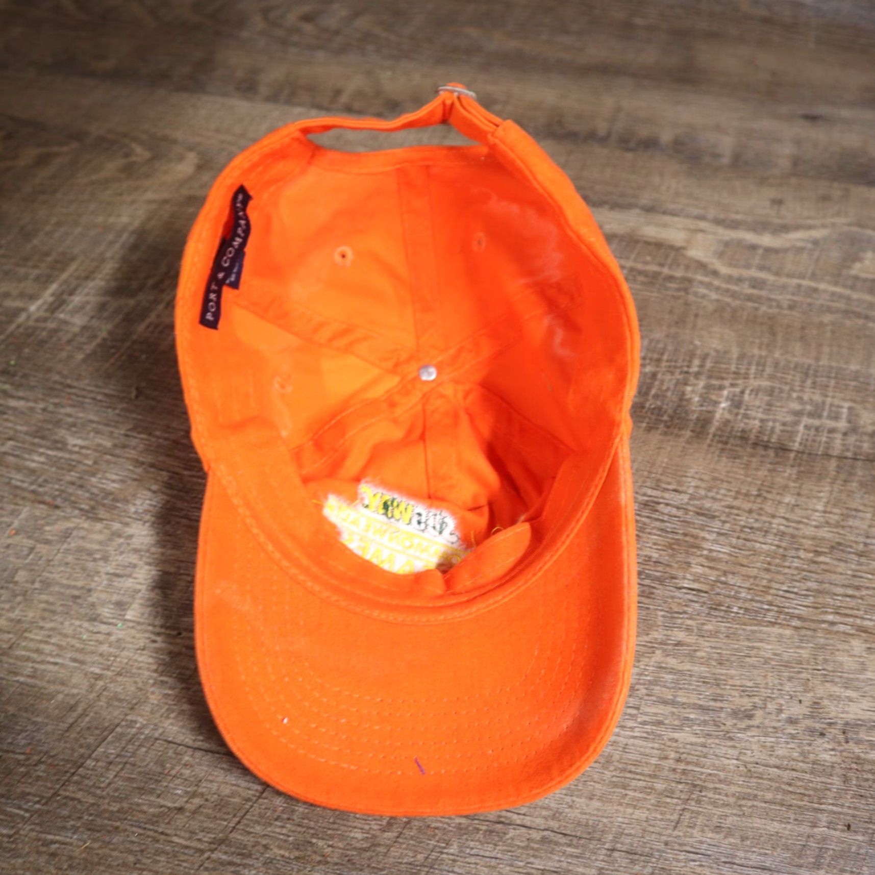 Vintage VINTAGE Subway Hat Unisex Adults Adjustable Strapback Trucker Cap Orange Canvas Cotton Polyester 90s Employee Subway Theme Mens Womens Size ONE SIZE - 6 Thumbnail