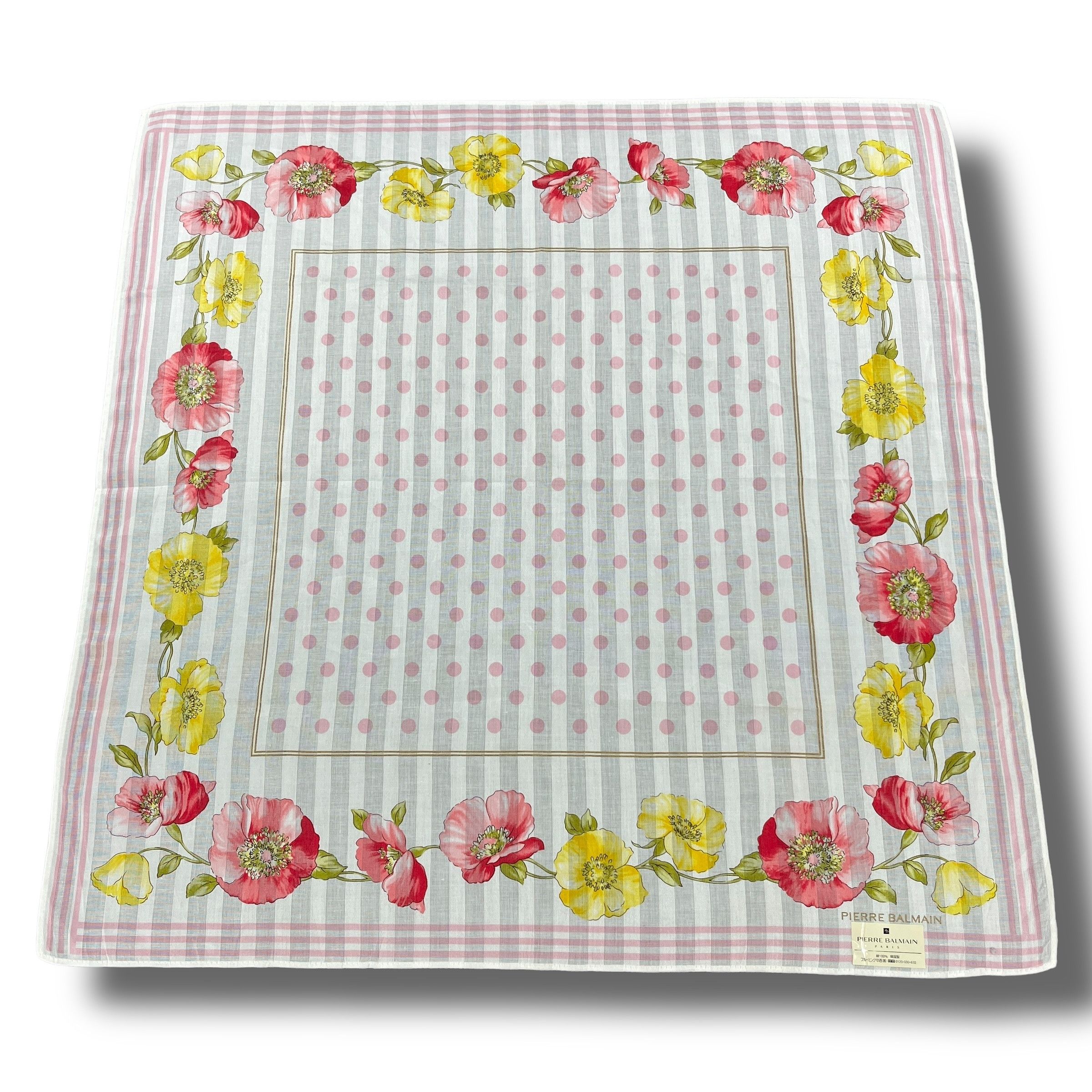 Vintage Pierre Balmain Handkerchief / Bandana / Neckerchief B480 Size ONE SIZE - 2 Thumbnail