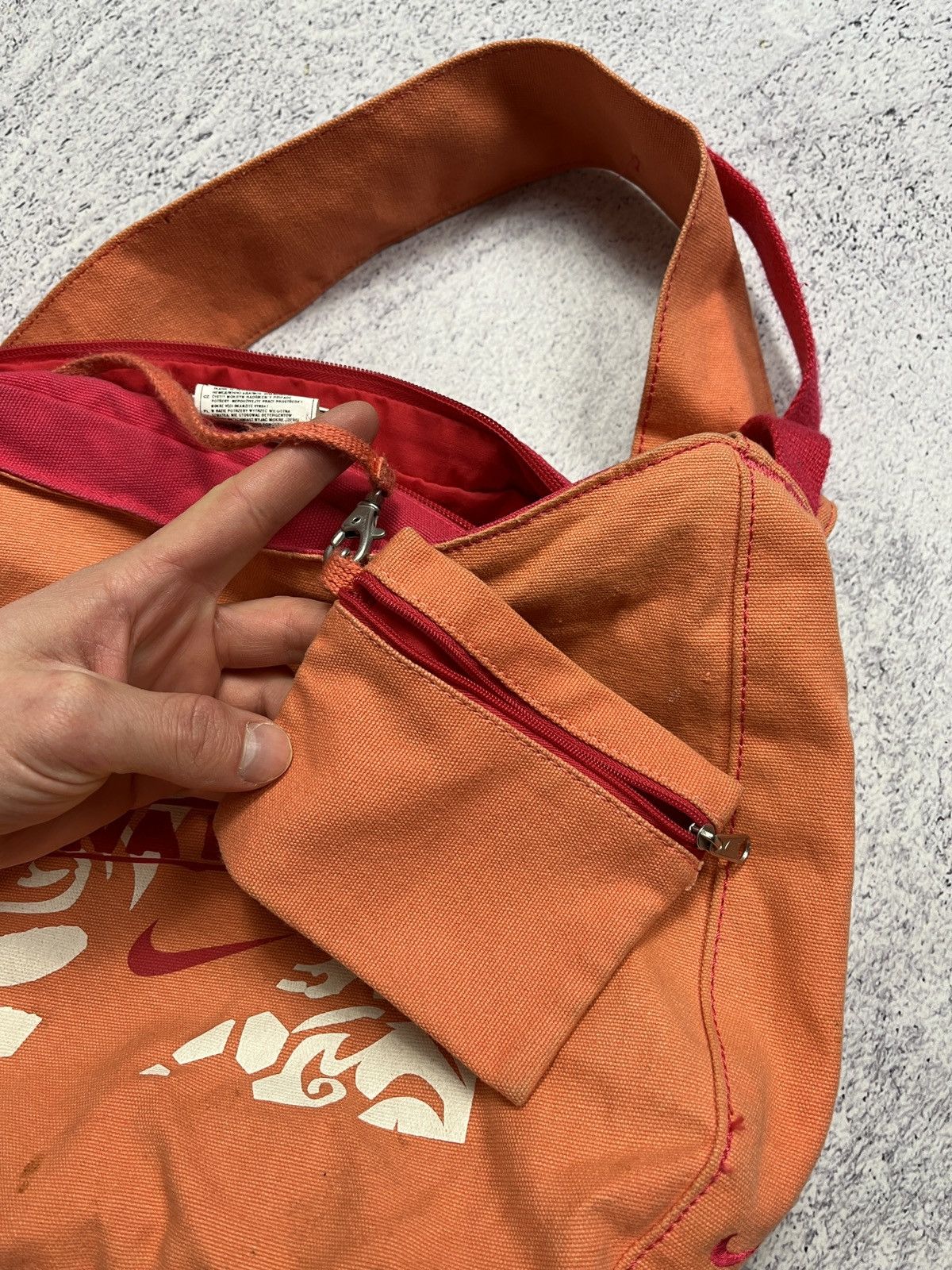 Nike Nike Vintage 00’s Y2k Shoulder Sling Bag Swoosh Hype Rare Size ONE SIZE - 11 Thumbnail