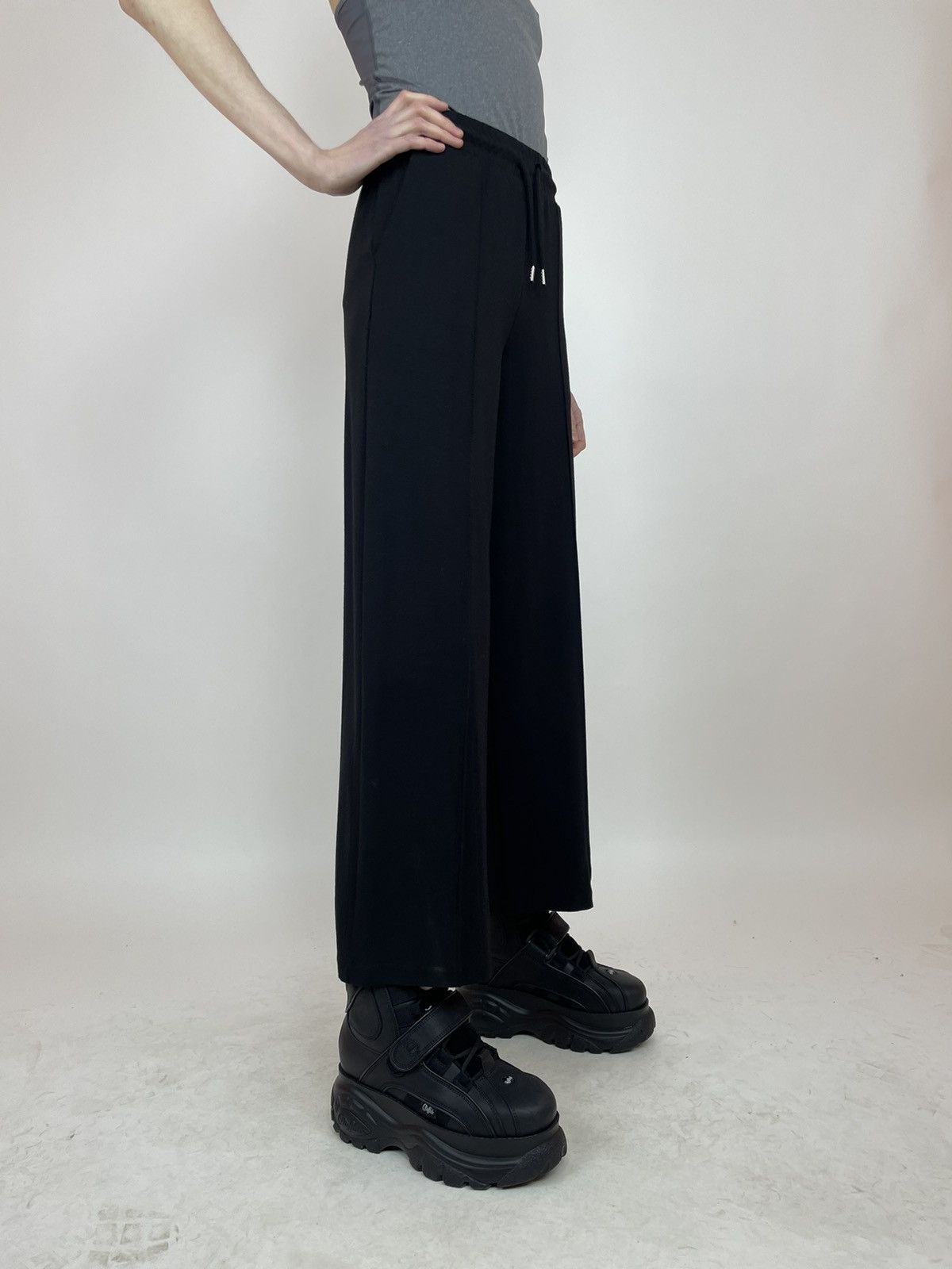 Japanese Brand × Selected Homme SELECTED HOMME Wide legs black Cropped pants Size 26" / US 2 / IT 38 - 8 Thumbnail