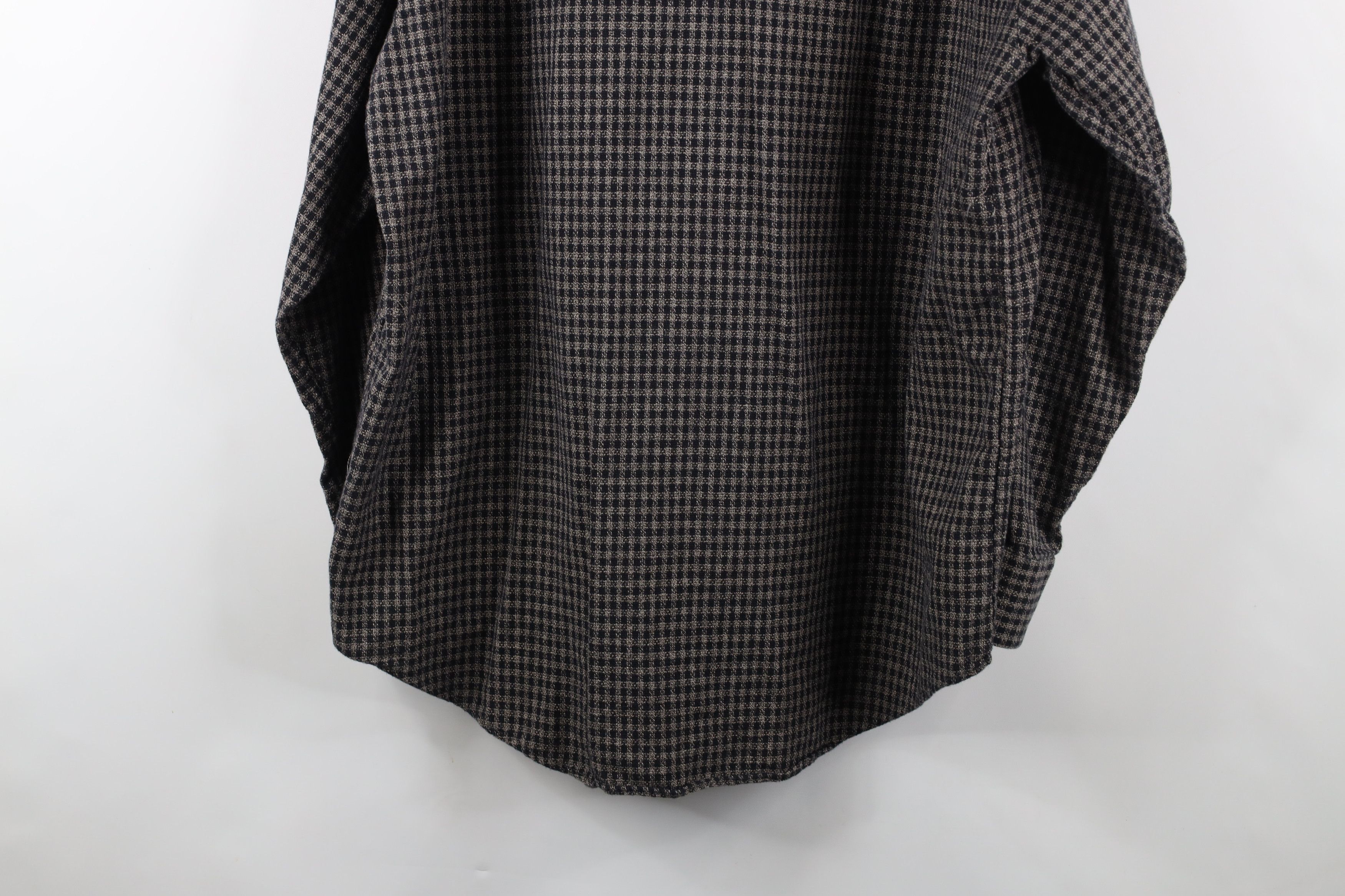 Vintage Vintage 90s Streetwear Fit Tweed Button Down Shirt Cotton Size US L / EU 52-54 / 3 - 11 Thumbnail