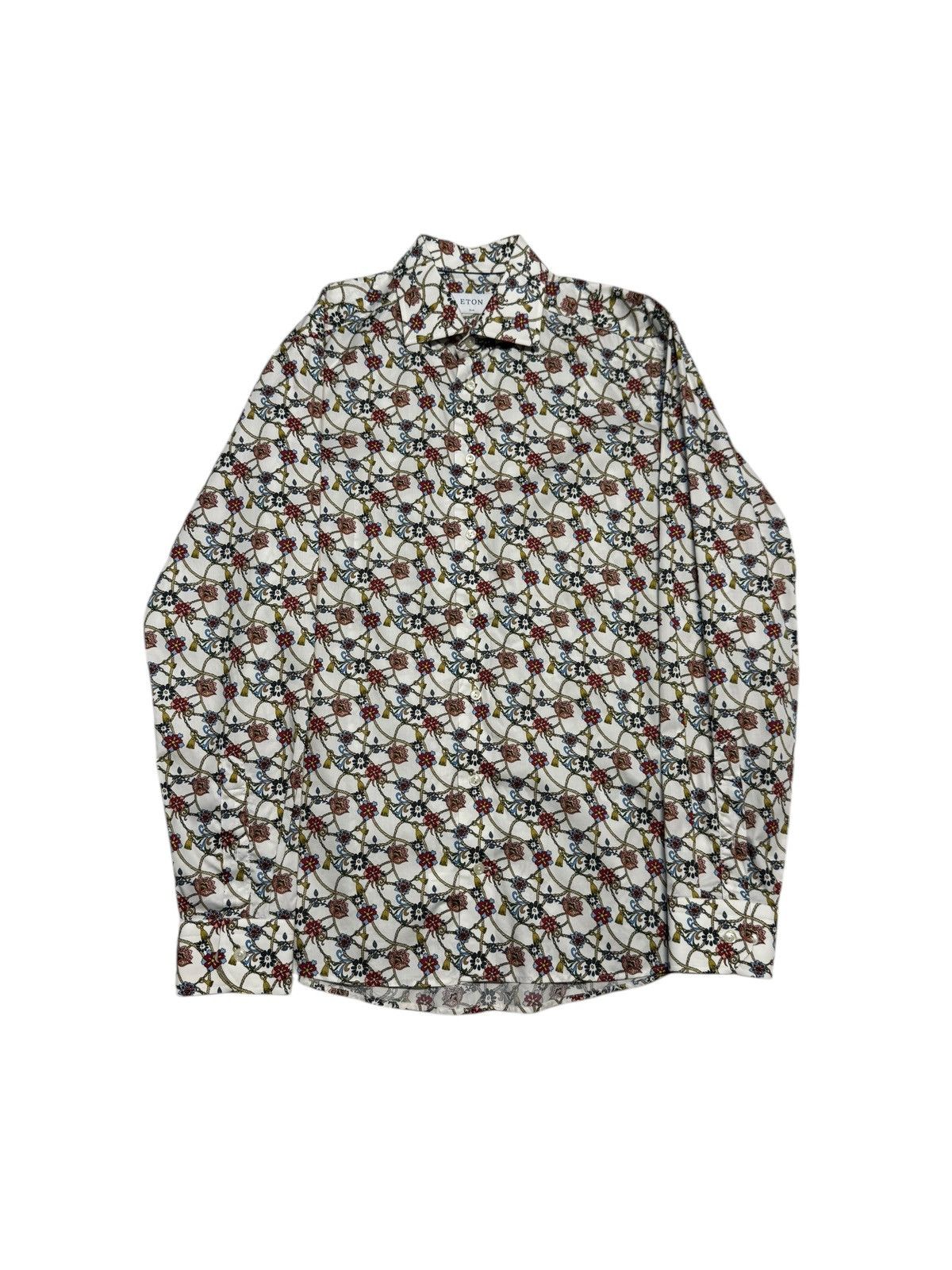 Eton Eton Long Sleeve Button Down Shirt Size 41 16 Size US S / EU 44-46 / 1 - 1 Thumbnail