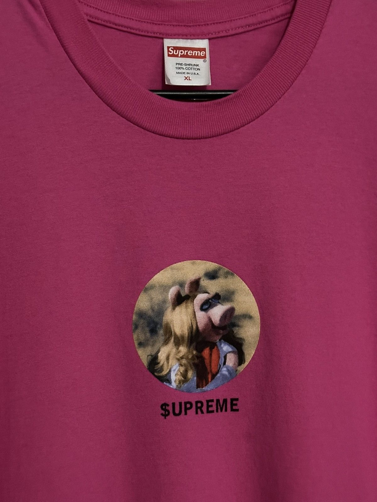 Supreme Supreme Miss Piggy Tee Size US XL / EU 56 / 4 - 2 Thumbnail