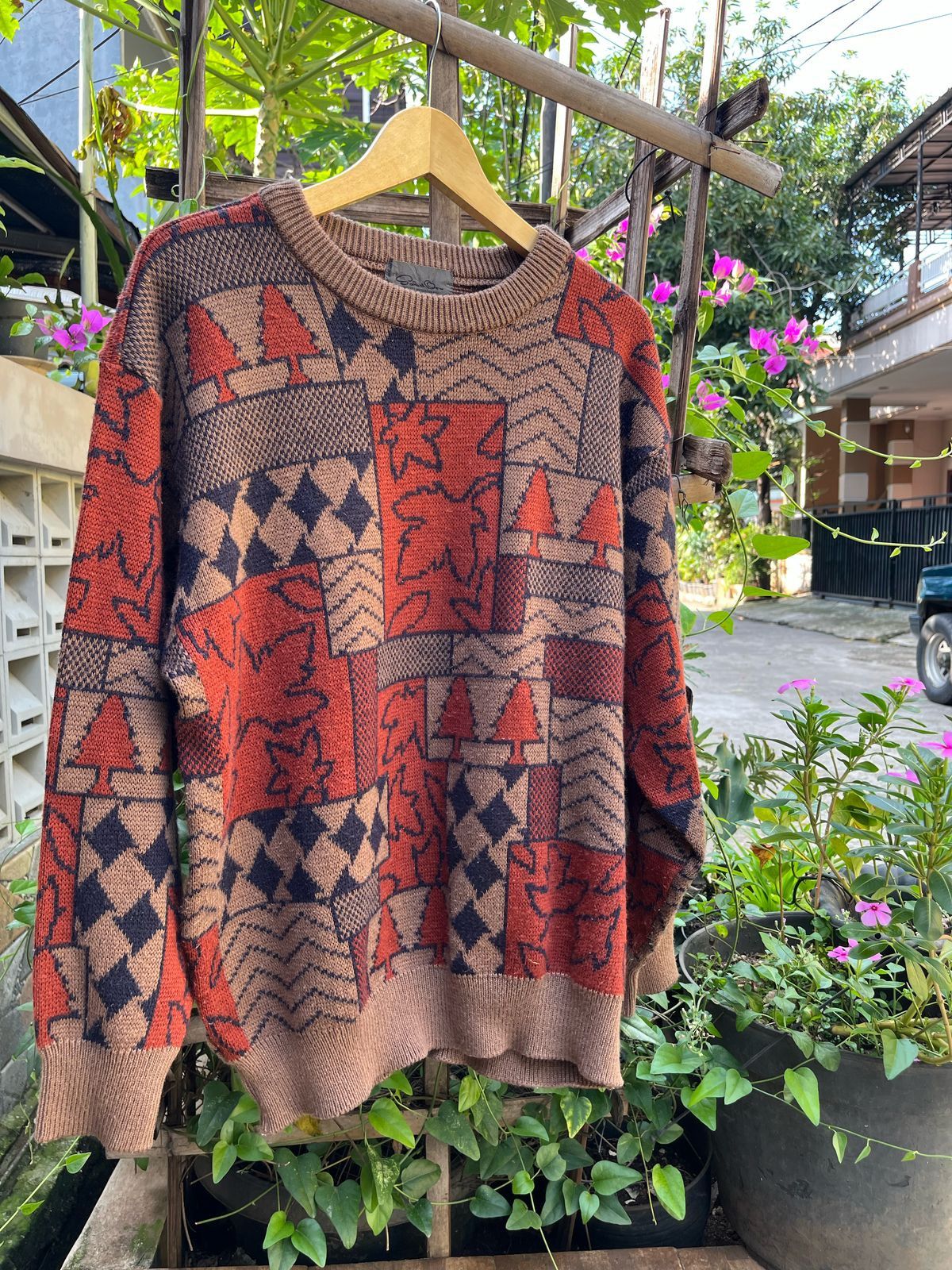 Vintage vintage sole d'oro bruno de angelis milano knitwear Size US XXL / EU 58 / 5 - 1 Thumbnail