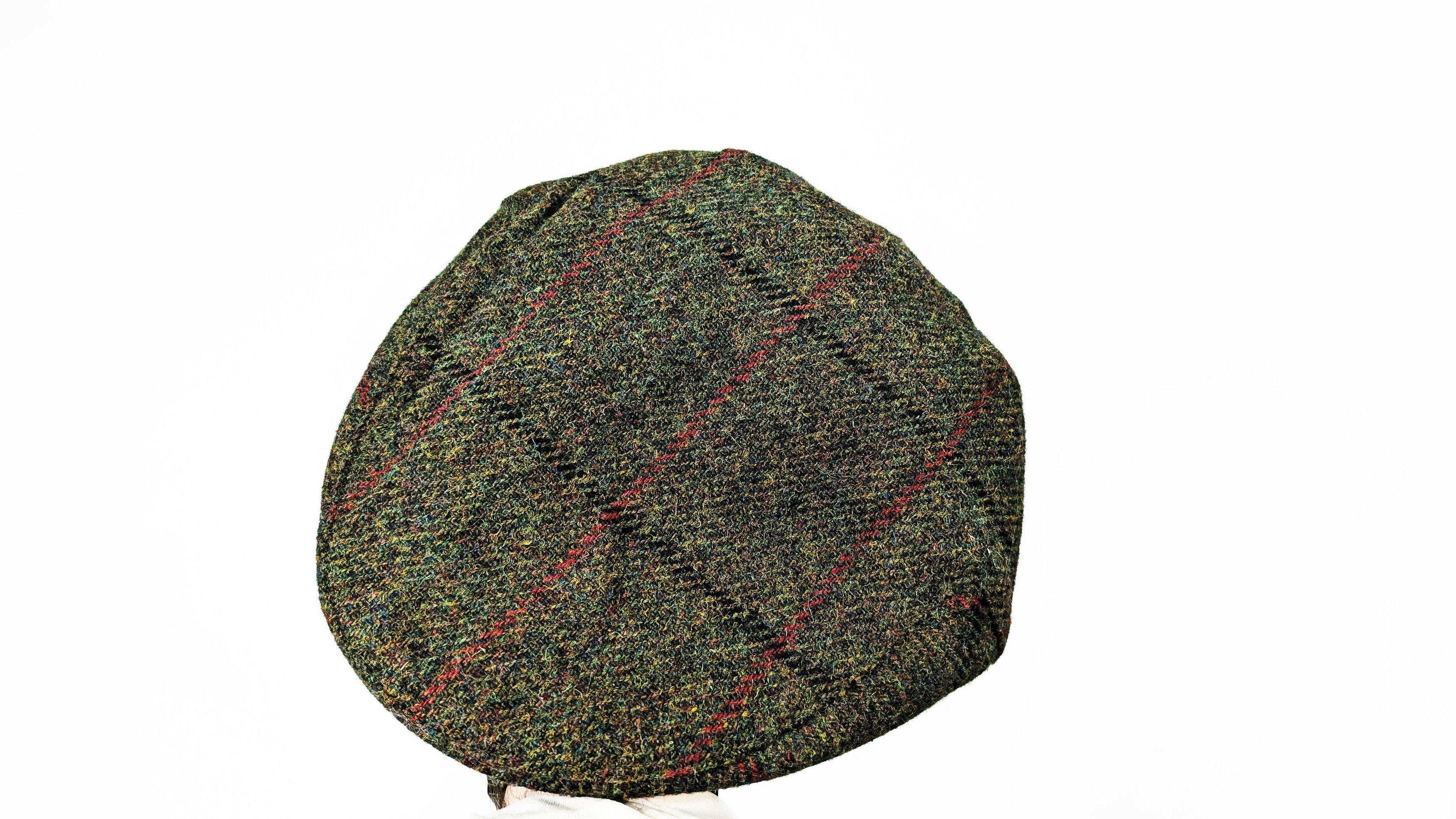 Harris Tweed Harris Tweed Wool Herringbone Tweed Flat Hat Cap Size M Size ONE SIZE - 7 Thumbnail