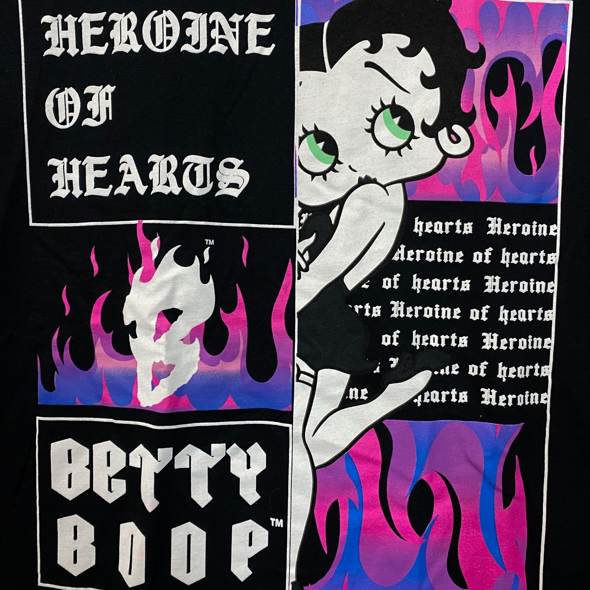 Other Betty Boop Heroine Of Hearts Graphic Design T-Shirt Small Size US S / EU 44-46 / 1 - 2 Thumbnail