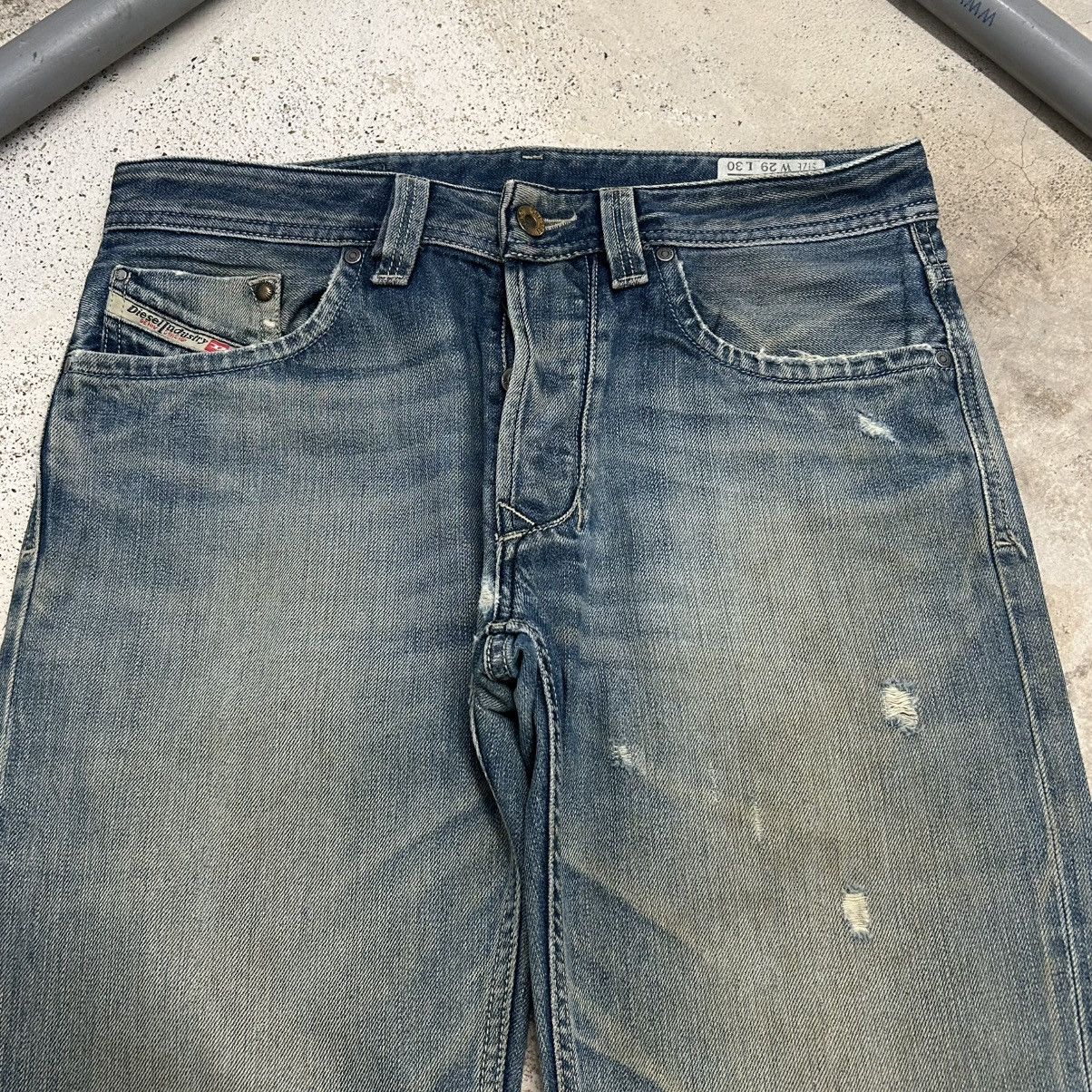 Diesel Men Diesel Industry Larkee Jean Selvedge Distressed Wash e' Size US 30 / EU 46 - 3 Thumbnail