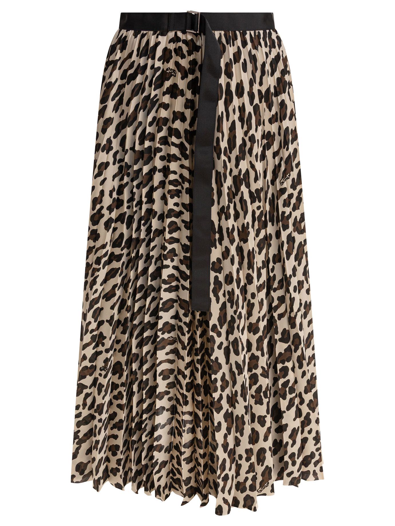 Sacai Leopard Skirt Size 34" / US 12 / IT 48 - 1 Thumbnail