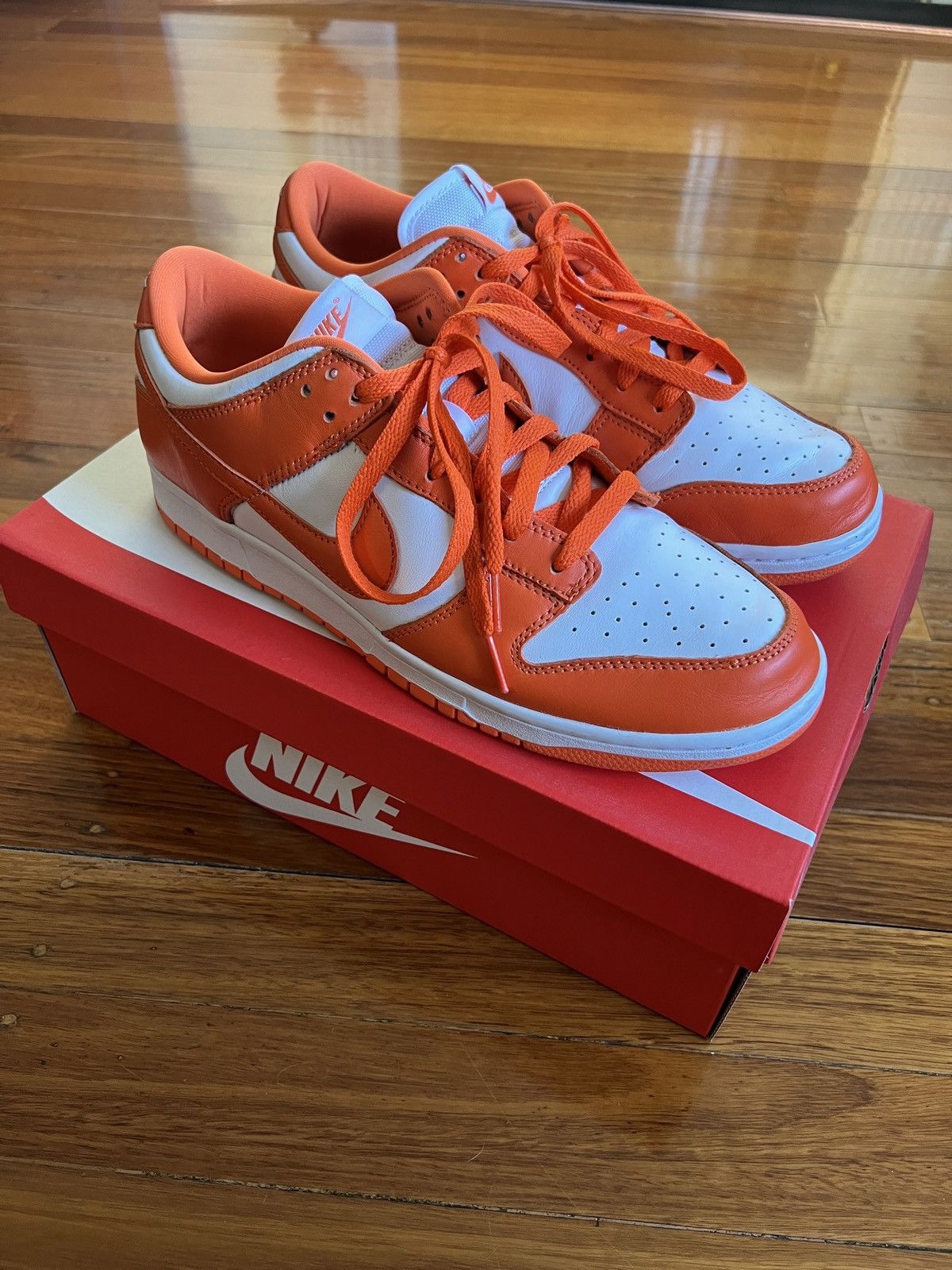 Nike Nike Dunk Low SP Syracuse 2022 Size US 10 / EU 43 - 3 Thumbnail