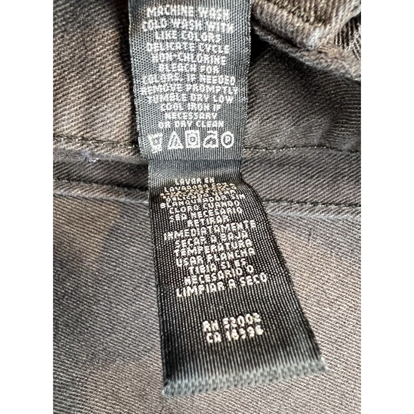 Liz Claiborne NWT Claiborne Denim Pants Mens 40x32 Black Straight Fit Skater 90s Vintage Gothic Hipster Casual Pants Mens Size US 40 / EU 56 - 5 Thumbnail