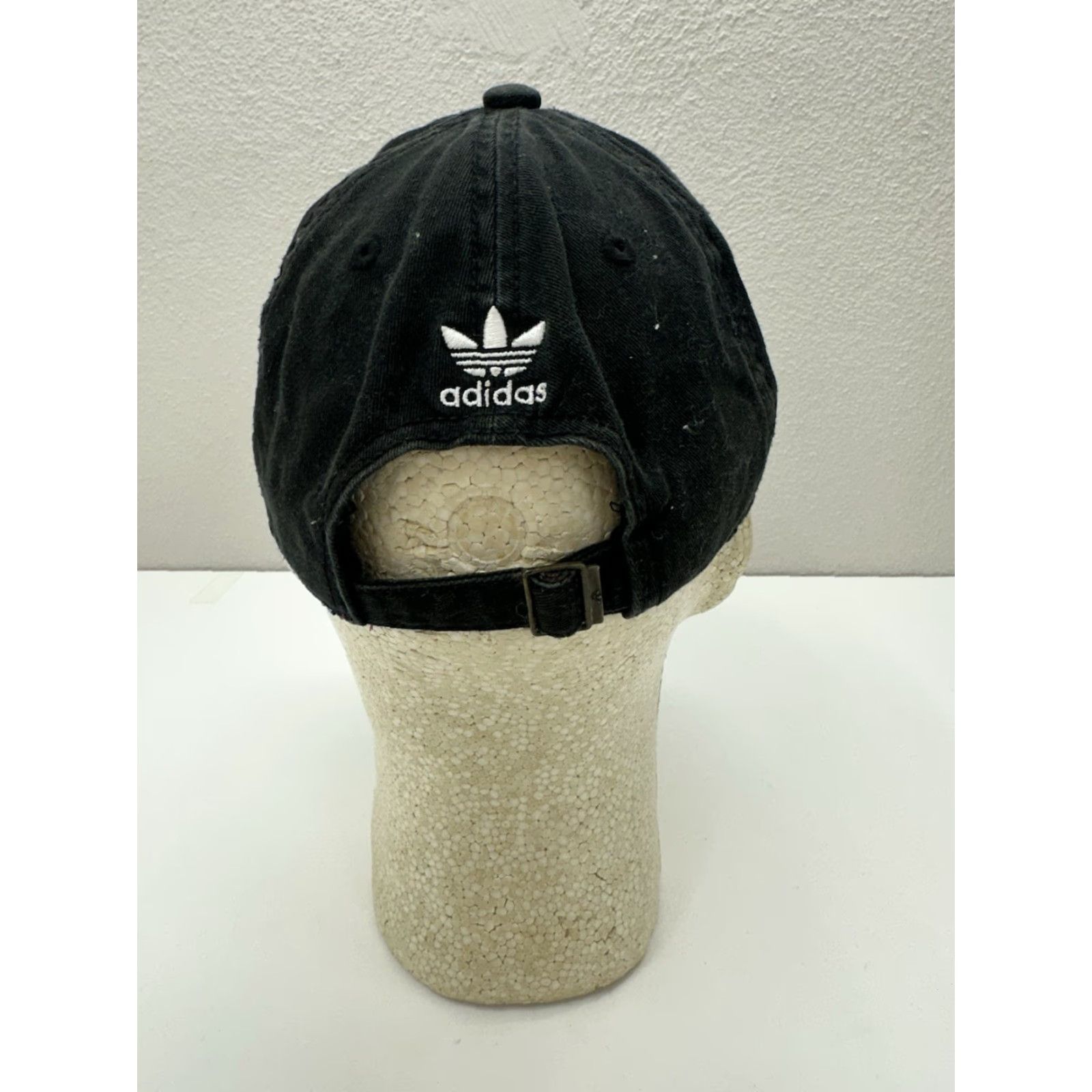 Adidas Adidas Baseball Hat Black Logo Embroidered Adjustable Cap - Men - One Size - Black - Baseball Cap Size ONE SIZE - 6 Thumbnail