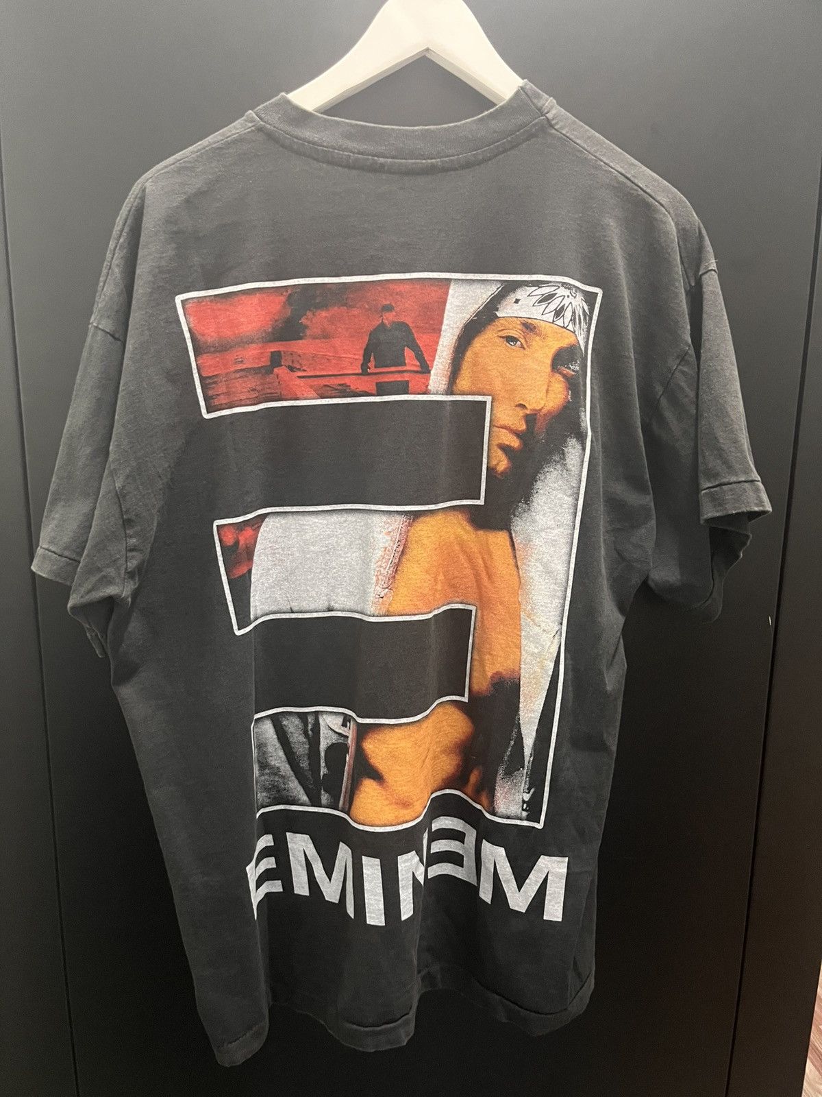 Eminem × Rap Tees Eminem Poster Graphic Shirt Size US XL / EU 56 / 4 - 4 Thumbnail