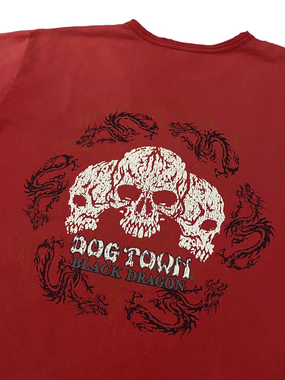 Dogtown × Vintage Vintage Dogtown Black Dragon Embroidered Logo Baggy Tee Size US XL / EU 56 / 4 - 10 Thumbnail