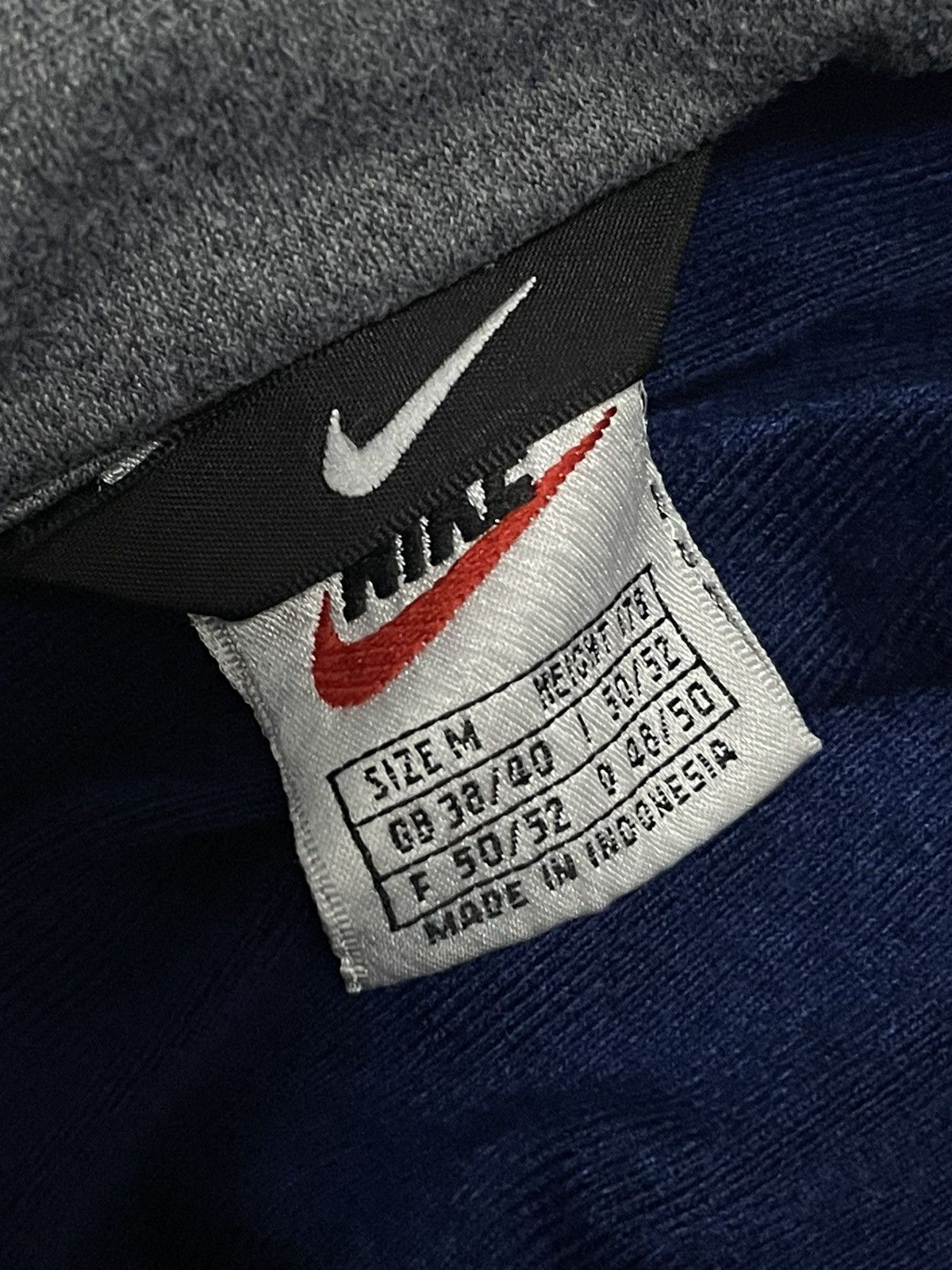 Nike Vintage Nike USA Double Swoosh Cotton Track Jacket Size US M / EU 48-50 / 2 - 7 Thumbnail