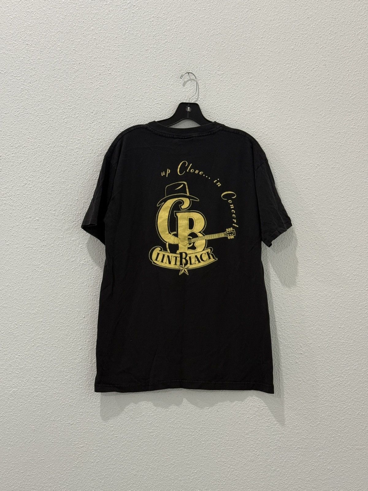 Giant Vintage 90s Clint Black Up Close In Concert Tshirt L Country Size US L / EU 52-54 / 3 - 3 Thumbnail