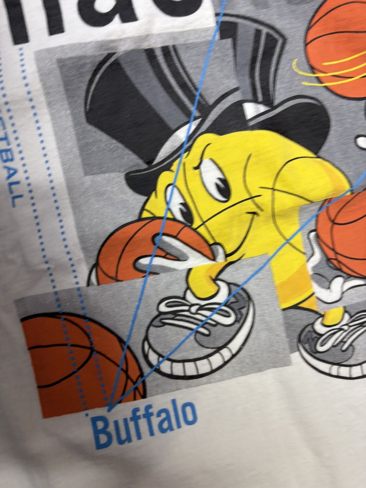 Fruit Of The Loom Vintage 1999 Basketball T-Shirt Size US XXL / EU 58 / 5 - 3 Thumbnail