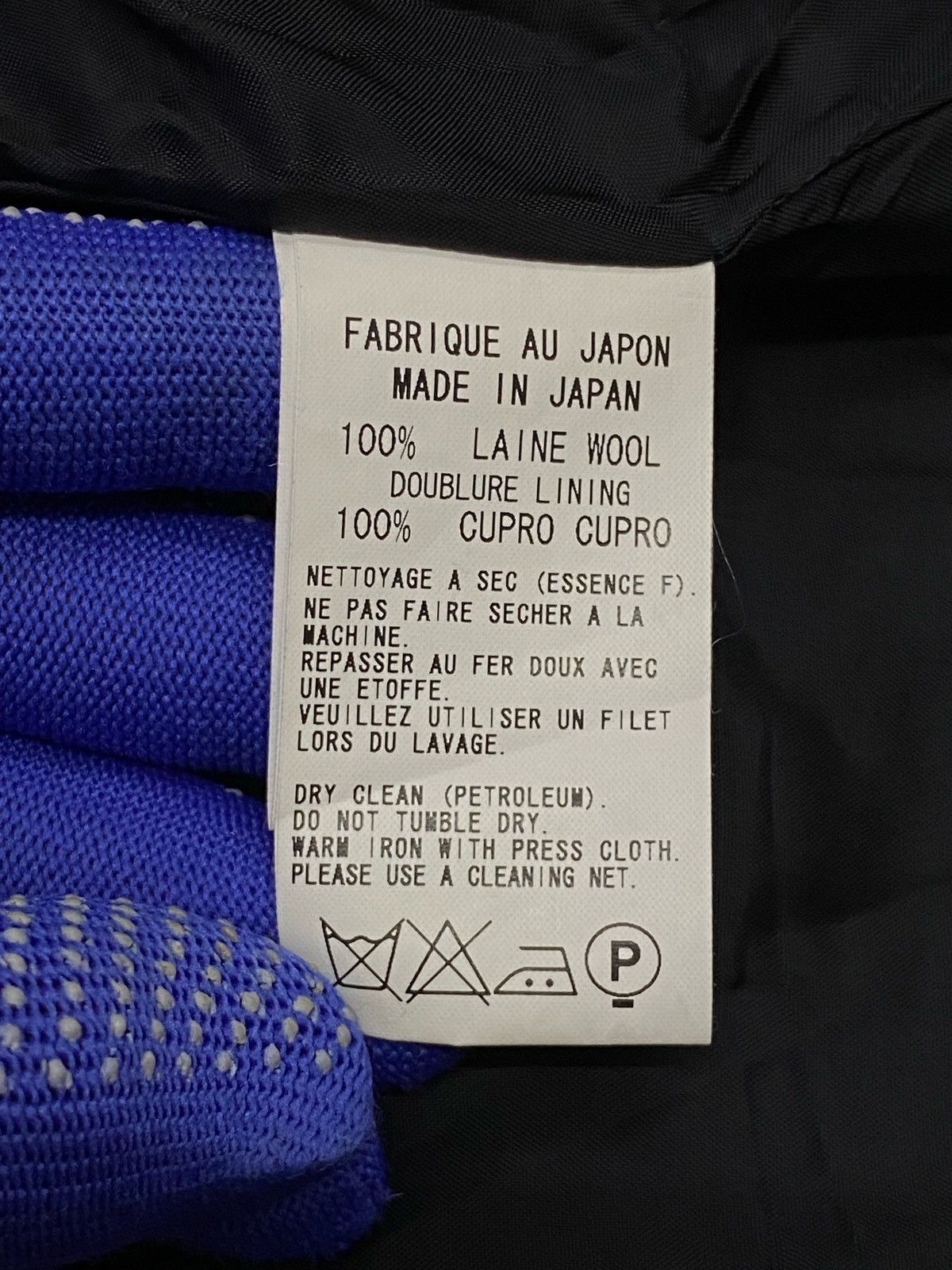Yohji Yamamoto Yohji Yamamoto Y,s Embossed Pattern Wool Jacket Size M / US 6-8 / IT 42-44 - 14 Thumbnail