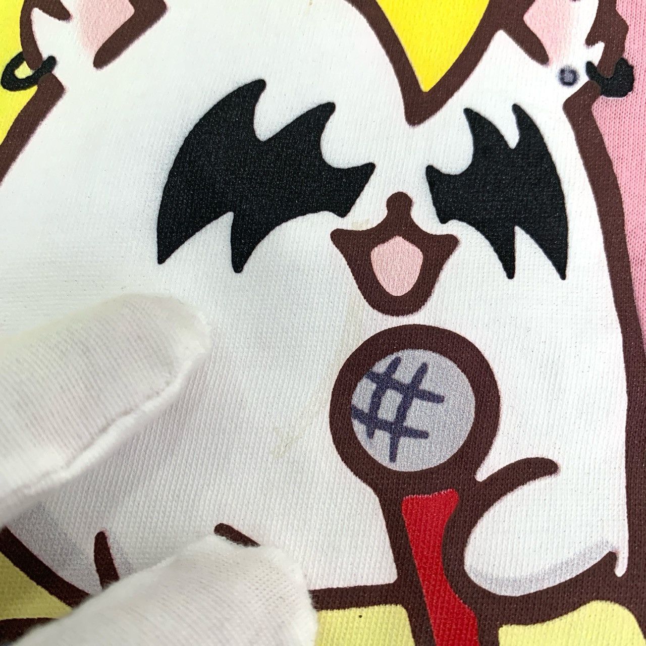 Gucci Gucci T-Shirt Pink Cat-Banana Logo Print Cotton Tee (Size S) Size S / US 4 / IT 40 - 4 Thumbnail