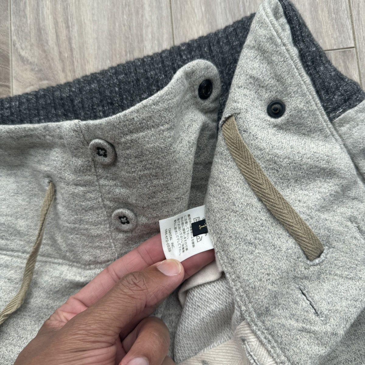 Kapital Kapital Gray Clown Flare Sweatpants Size US 28 / EU 44 - 3 Thumbnail