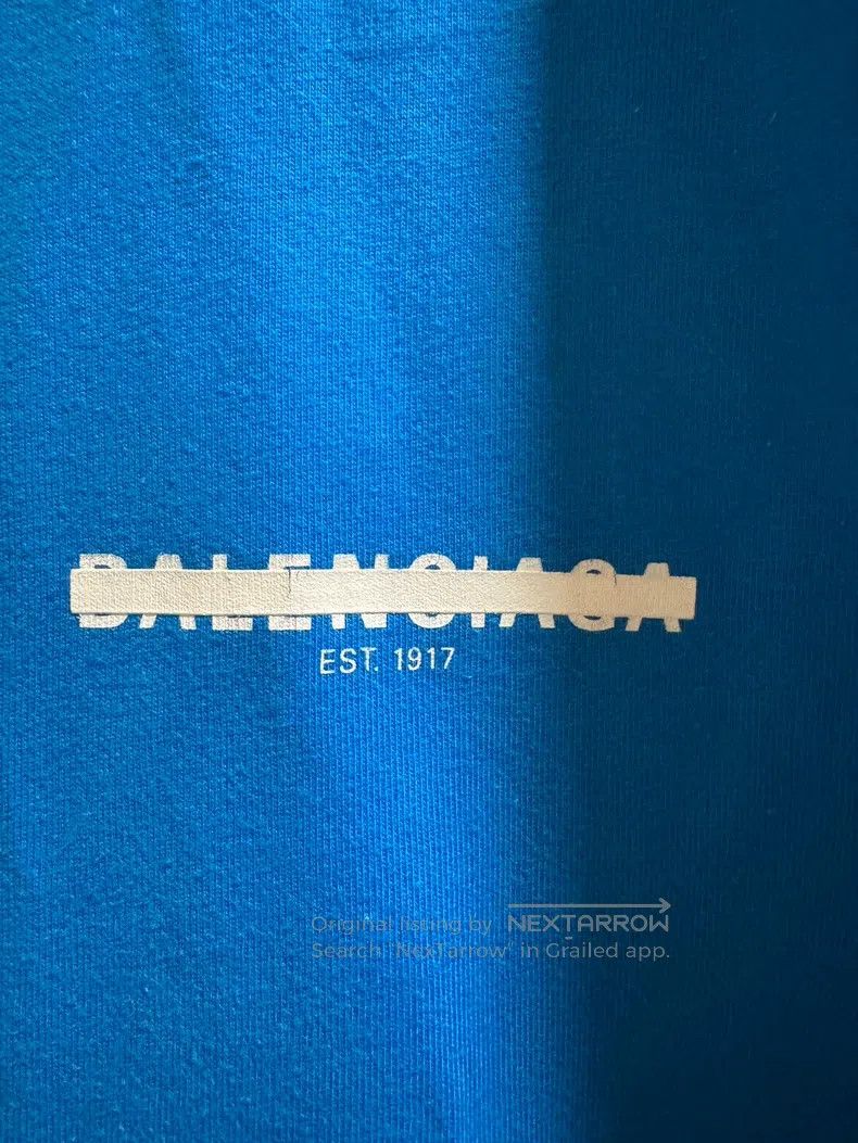 Balenciaga Balenciaga Strikethrough obscured logo printed T-shirt, sh Size US S / EU 44-46 / 1 - 4 Thumbnail
