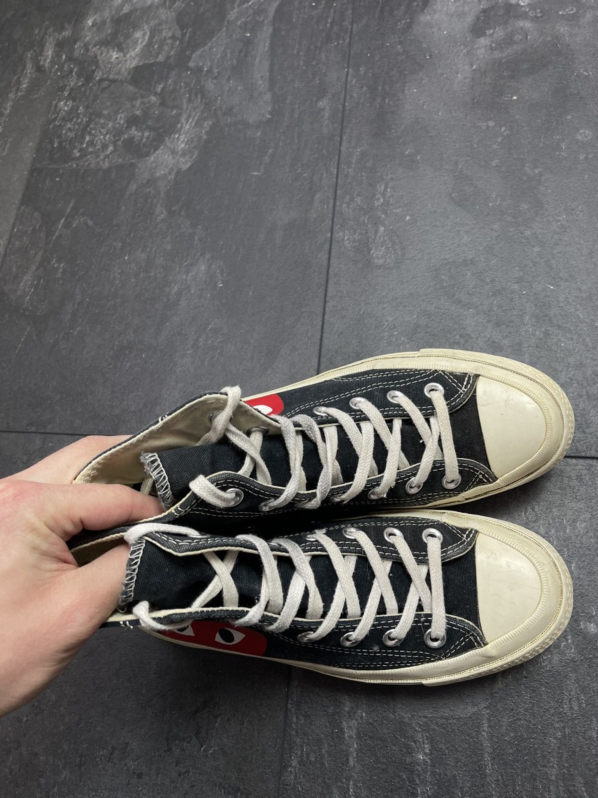 Comme des Garcons × Comme des Garcons PLAY × Streetwear COMME DES GARÇONS CONVERSE Size US 5 / EU 37 - 4 Thumbnail