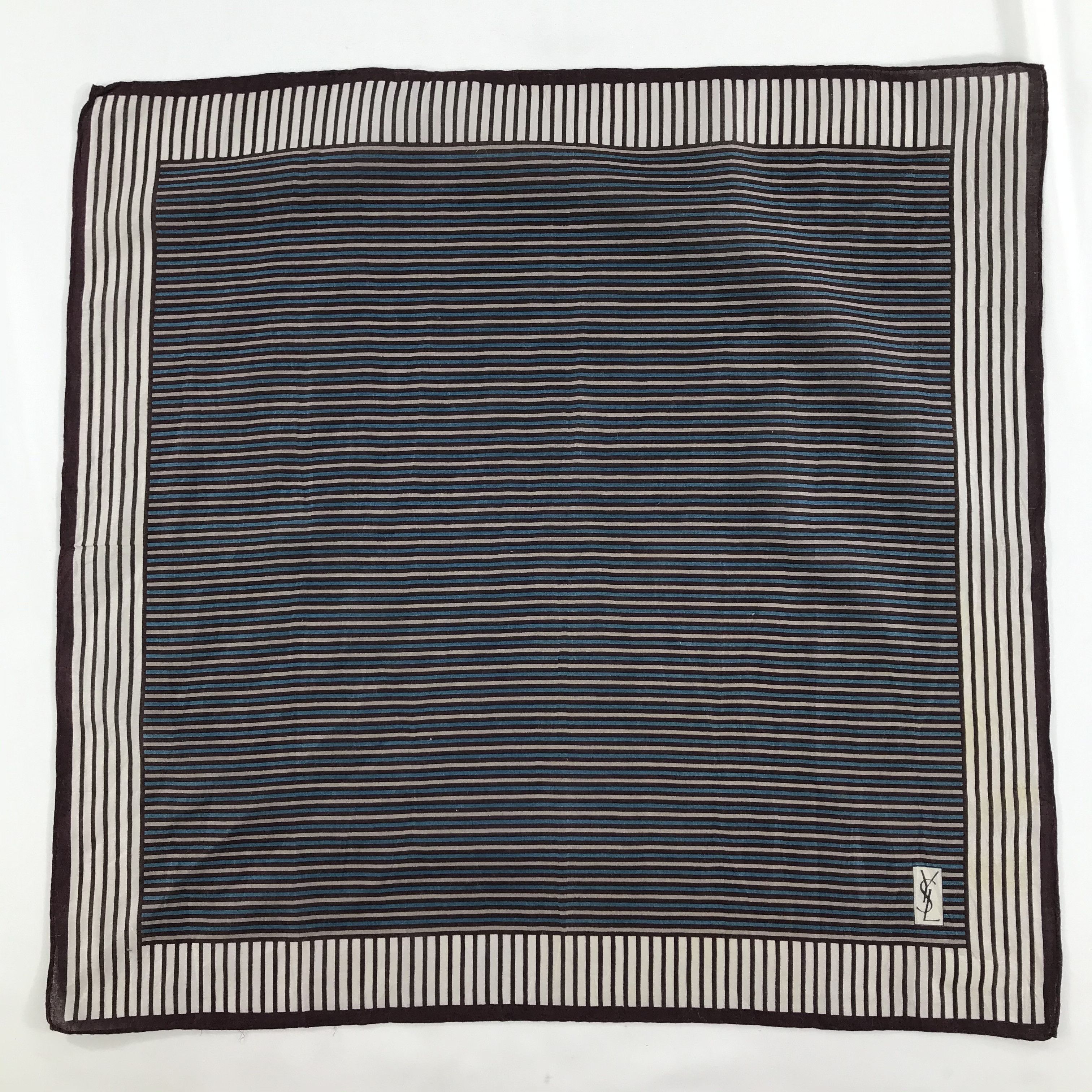 Vintage × Yves Saint Laurent Yves Saint Laurent Bandana / Handkerchief/Neckerchief -S1581 Size ONE SIZE - 1 Thumbnail