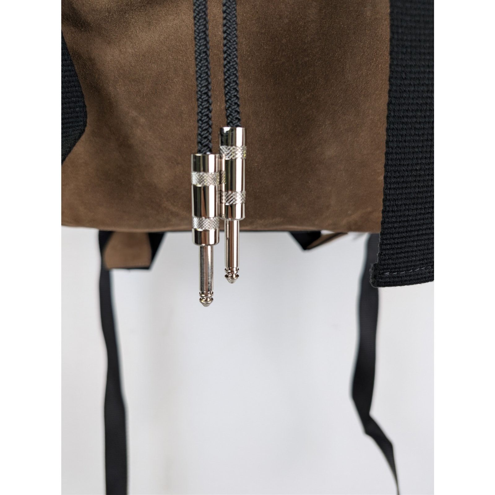 Amiri o1rshd1 Size: OS / Suede Rucksack Backpack in Tobacco Size ONE SIZE - 6 Thumbnail