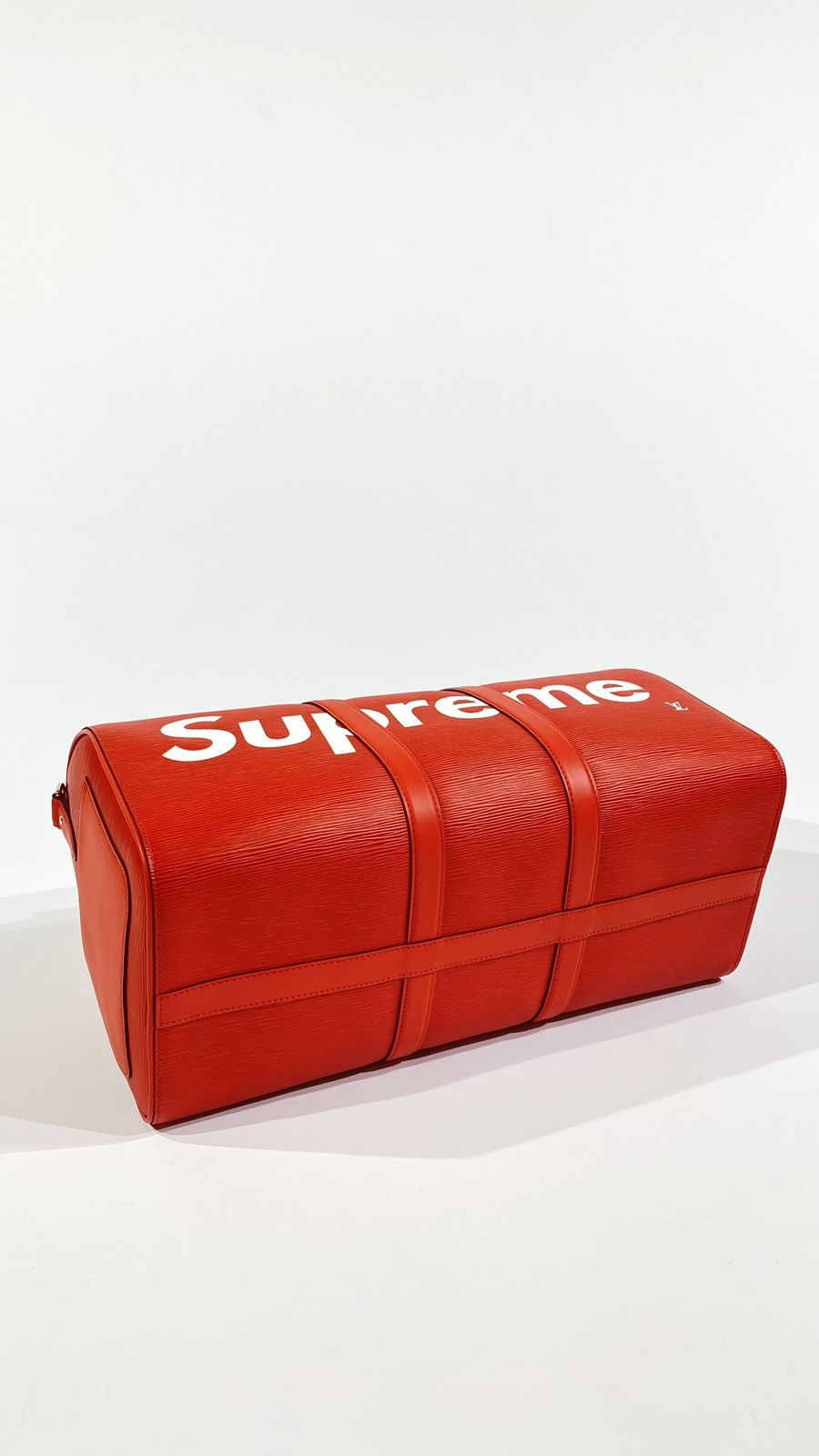 Louis Vuitton × Supreme Louis Vuitton X Supreme 45 Epi duffel Keepall Bandouliere Size ONE SIZE - 3 Thumbnail