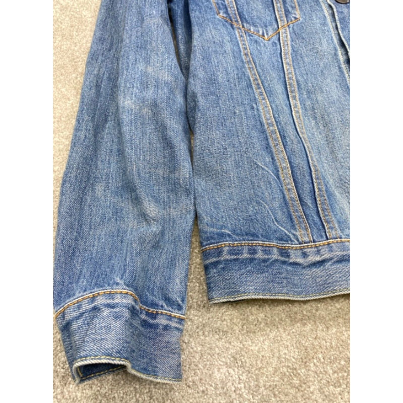 Levi's Levi's 72333 Mens 2XL Blue Denim 100% Cotton Trucker Jacket 4883 Size US XXL / EU 58 / 5 - 2 Thumbnail
