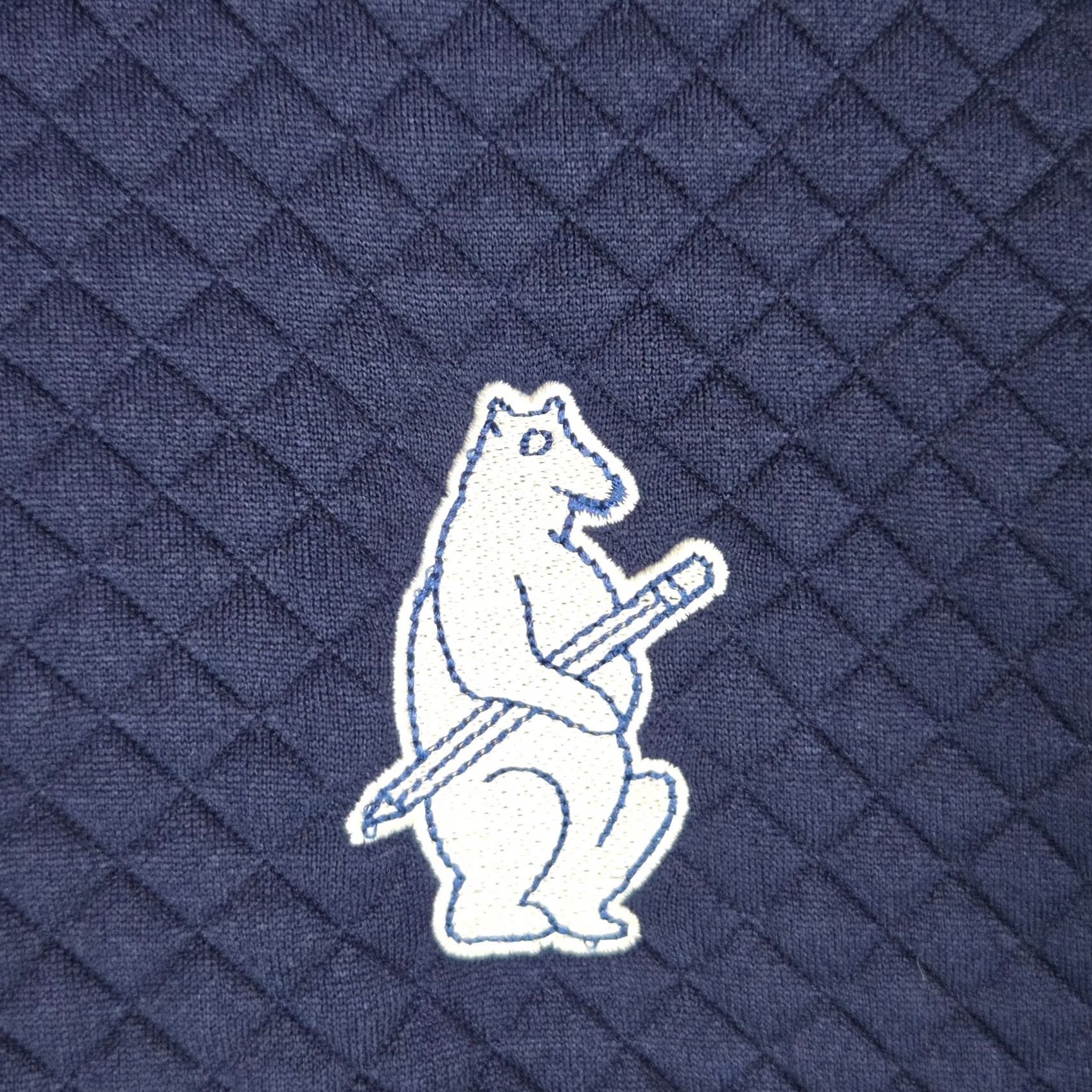 Logo 7 VINTAGE Chicago Cubs Teacher Logo Men’s 1/4 Zip Quilted Pullover Size US XL / EU 56 / 4 - 3 Thumbnail