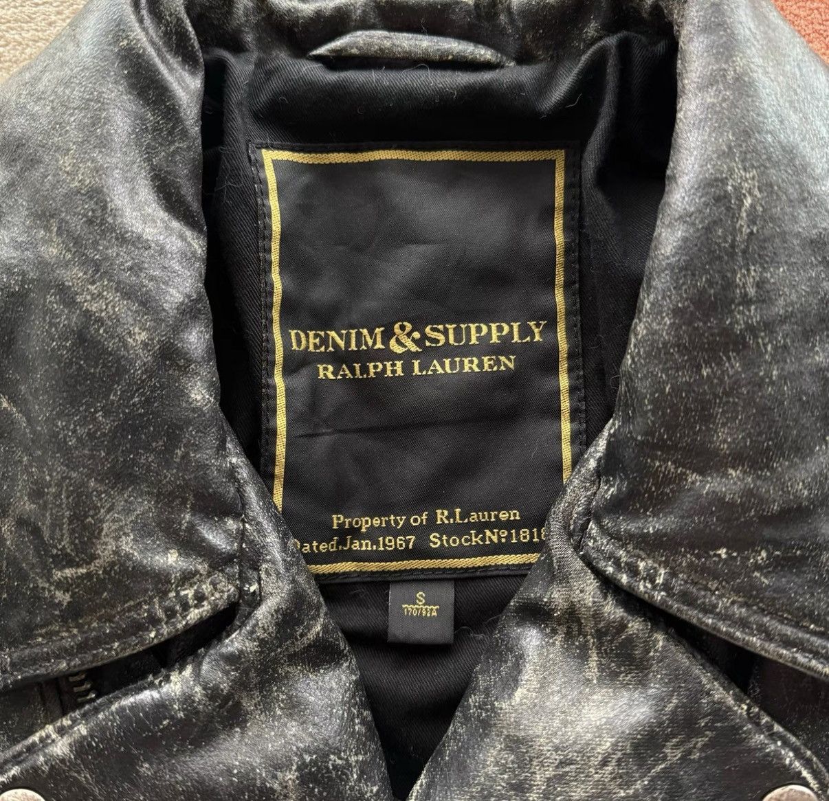 Denim & Supply Ralph Lauren Denim Supply Ralph Lauren Coated Asymmetrical Zip Jacket K22 Size US S / EU 44-46 / 1 - 4 Thumbnail