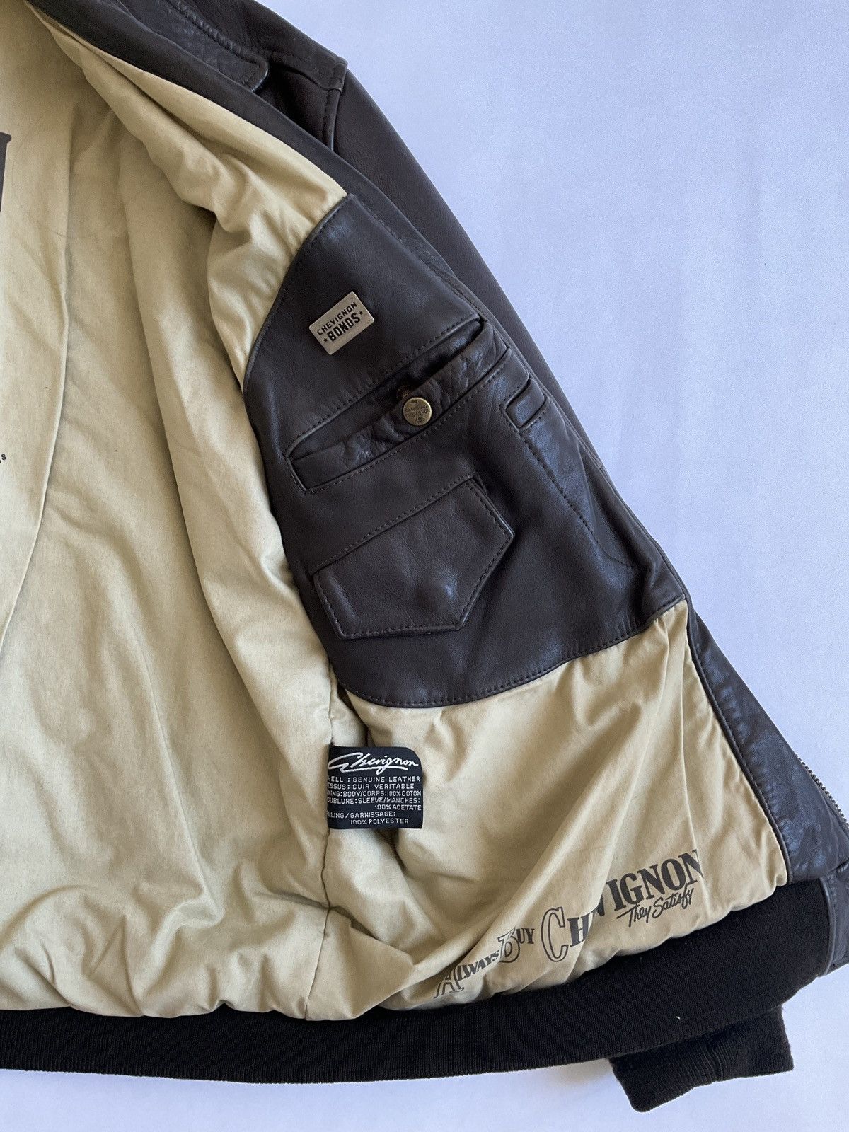 Chevignon Vintage Chevignon aviator jacket Size US XXL / EU 58 / 5 - 6 Thumbnail