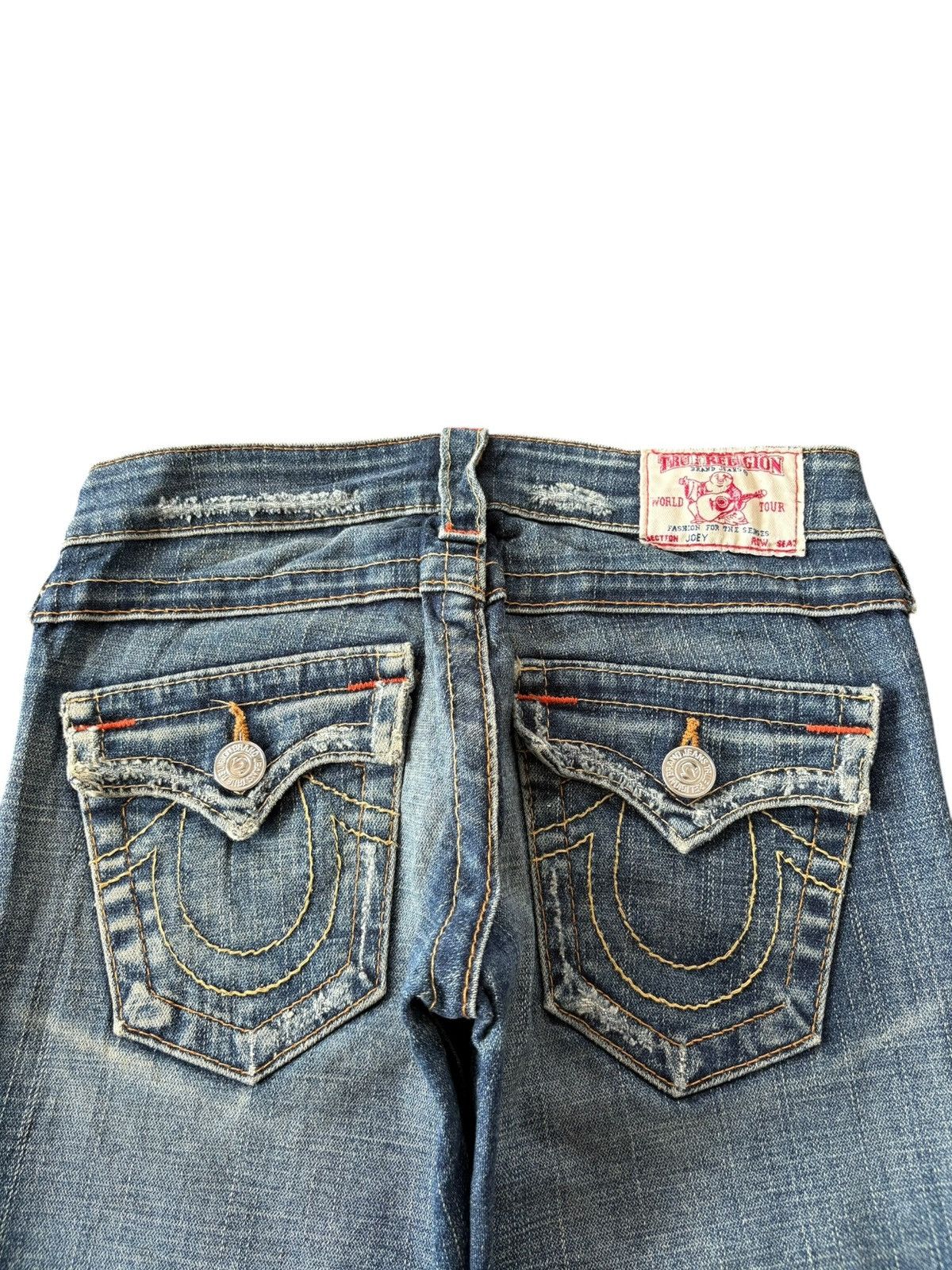 True Religion Vintage USA True Religion Joey Distressed Flare Jeans Size 26" / US 2 / IT 38 - 4 Thumbnail