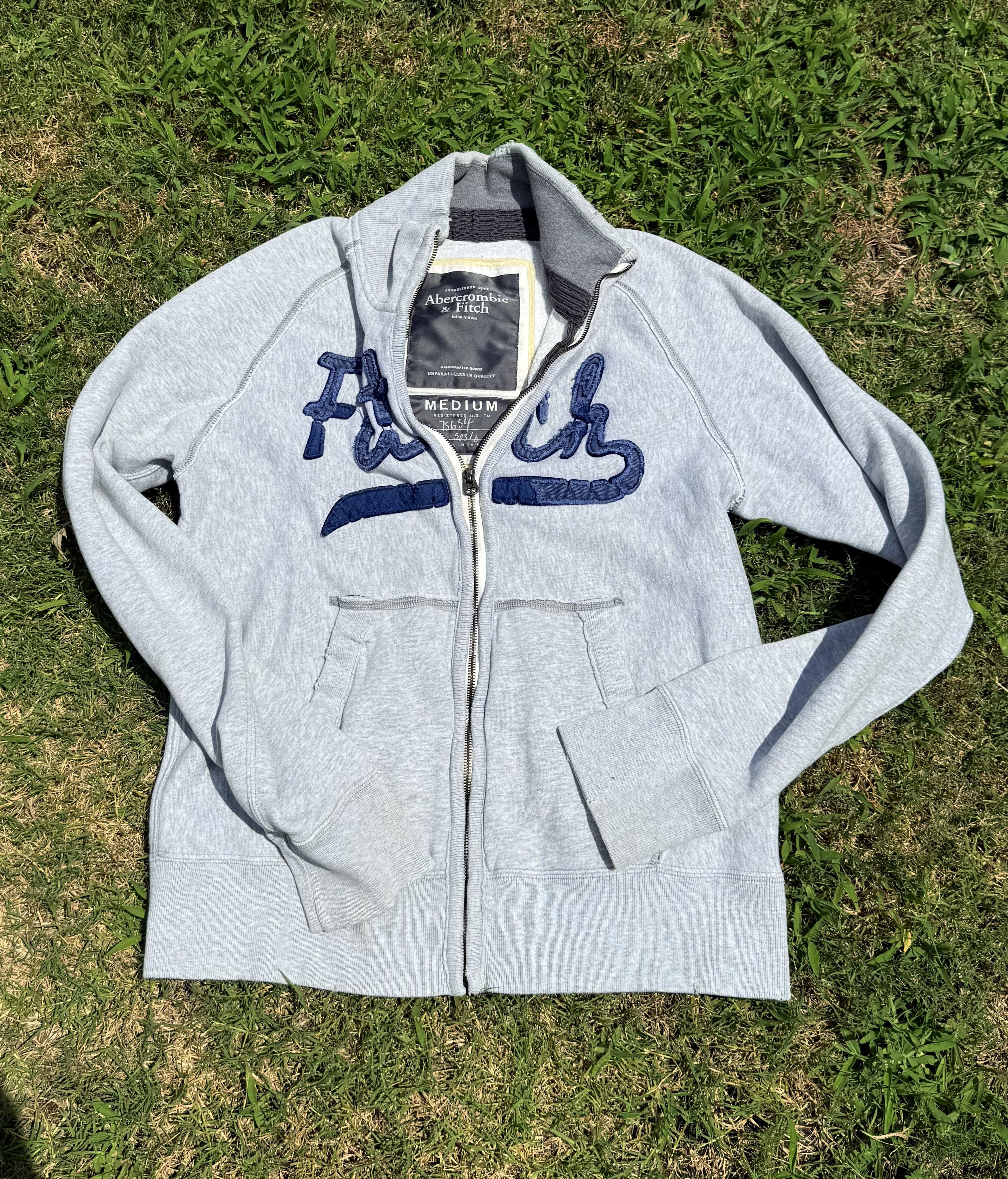Abercrombie & Fitch Abercrombie & Fitch Men’s Fleece Hoodie Track Jacket Size US M / EU 48-50 / 2 - 1 Preview