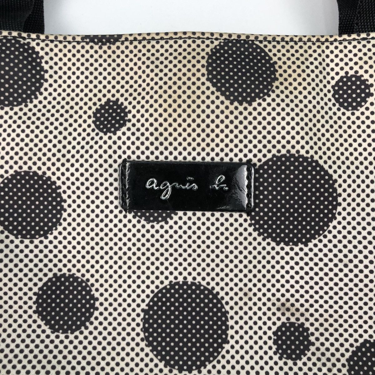 agnes b. AGNES B. POLKADOT TWO WAY HANDBAG CROSSBODY Size ONE SIZE - 3 Thumbnail