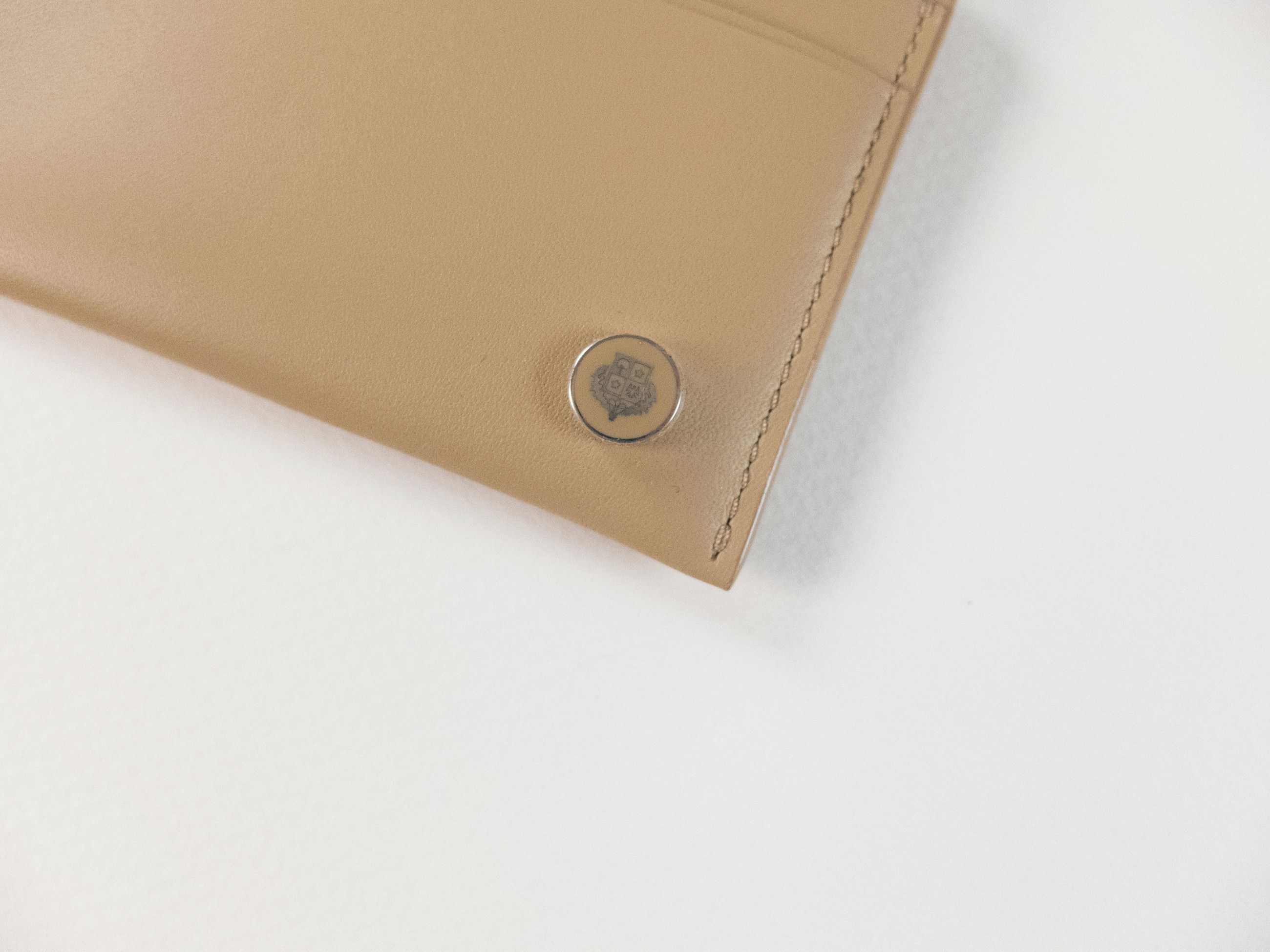 Loro Piana LORO PIANA Crest beige leather card holder wallet Size ONE SIZE - 2 Thumbnail