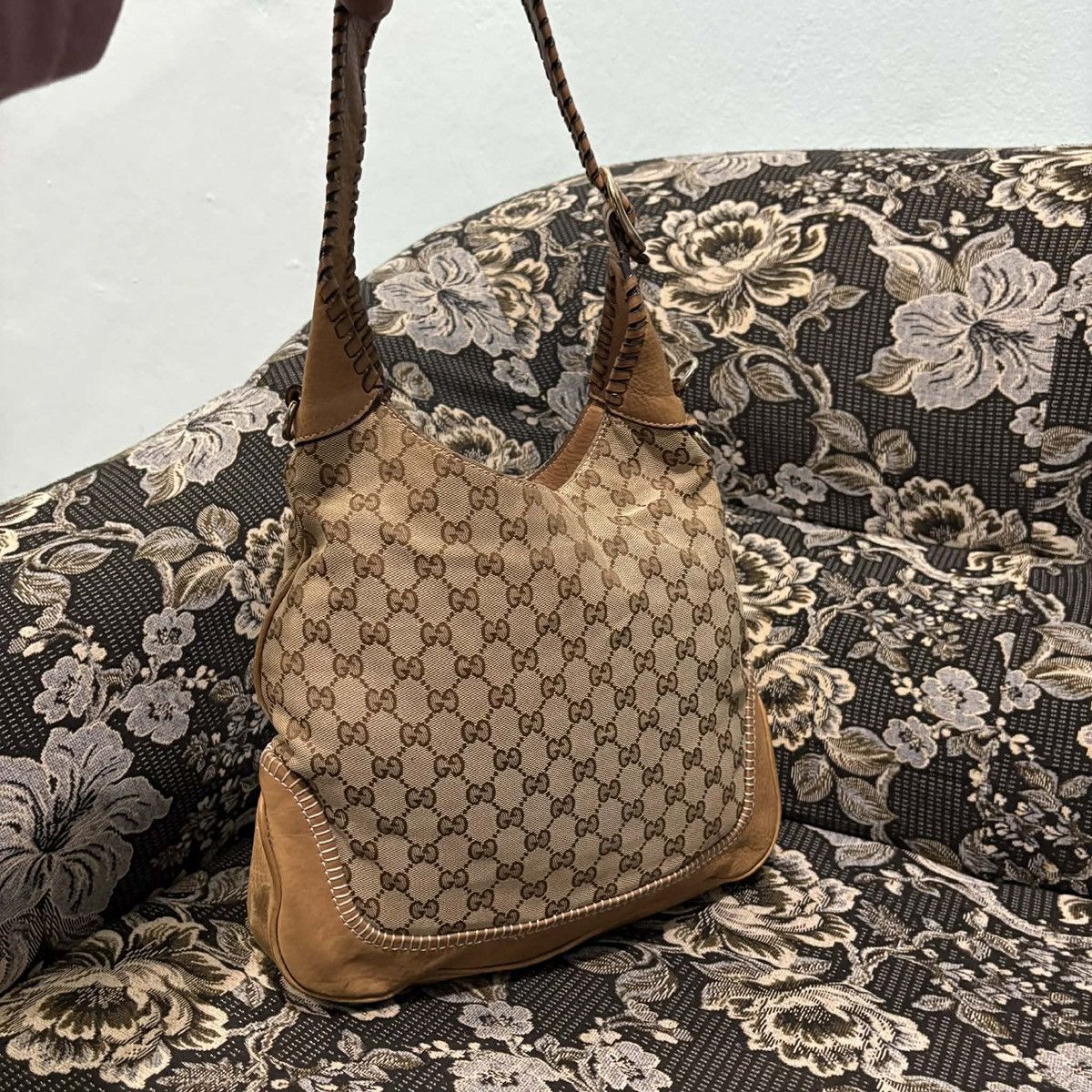 Gucci 🔥GUCCI THE NEW JACKIE HOBO BAG MONOGRAM Size ONE SIZE - 12 Thumbnail