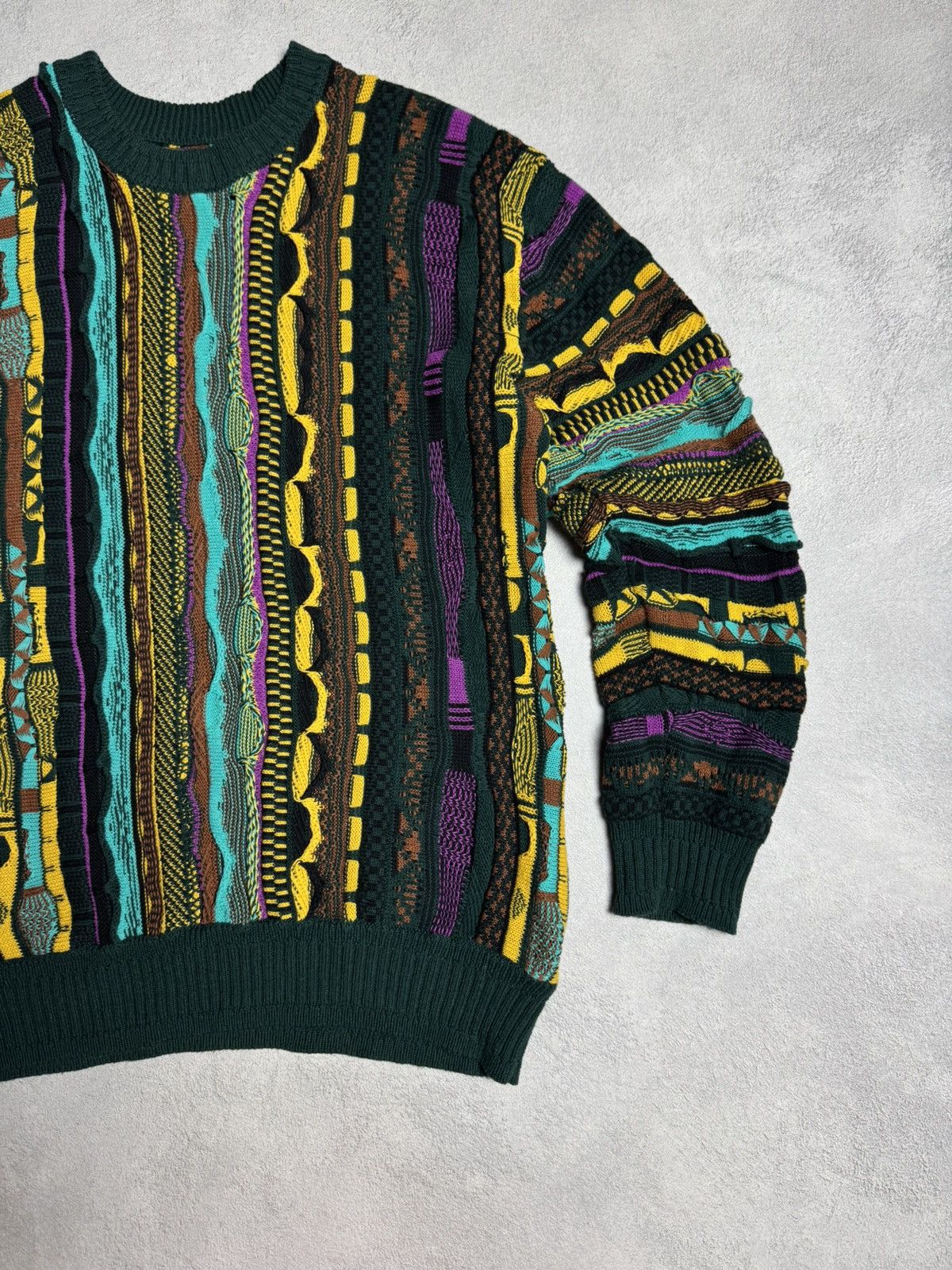 Urban Outfitters Urban Outfitters Cotton Crewneck 3D Knit Sweater Size US M / EU 48-50 / 2 - 6 Thumbnail