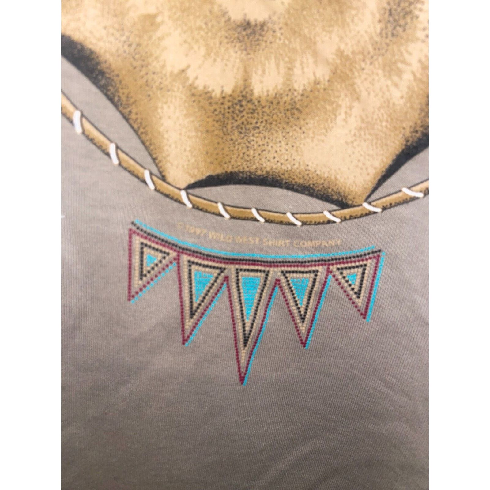 Jerzees Vintage New Mexico Shirt Jerzees Bear Animal Brown 90s VTG L Size US L / EU 52-54 / 3 - 6 Thumbnail