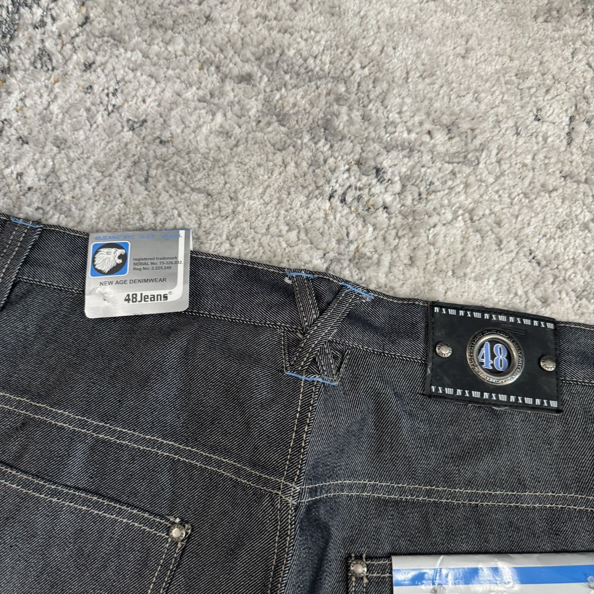 JNCO × Japanese Brand × Vintage Crazy Vintage y2k baggy wide leg cybergoth NWT shorts Size US 36 / EU 52 - 4 Thumbnail